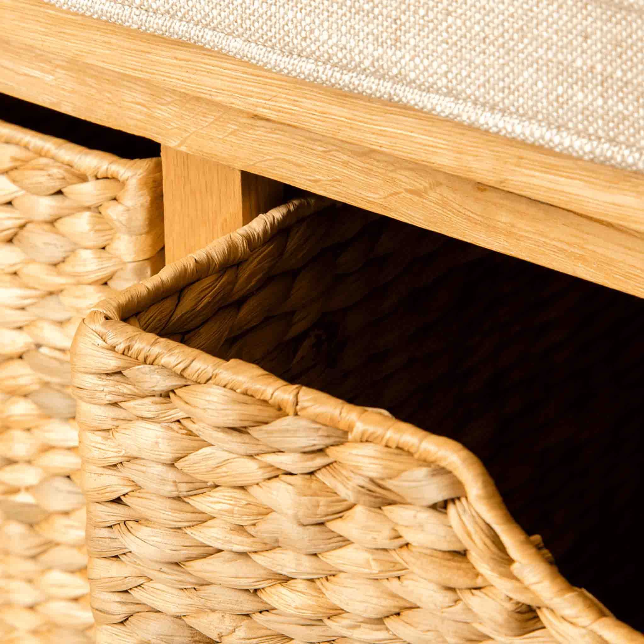 London Oak Hall Bench - Image 5