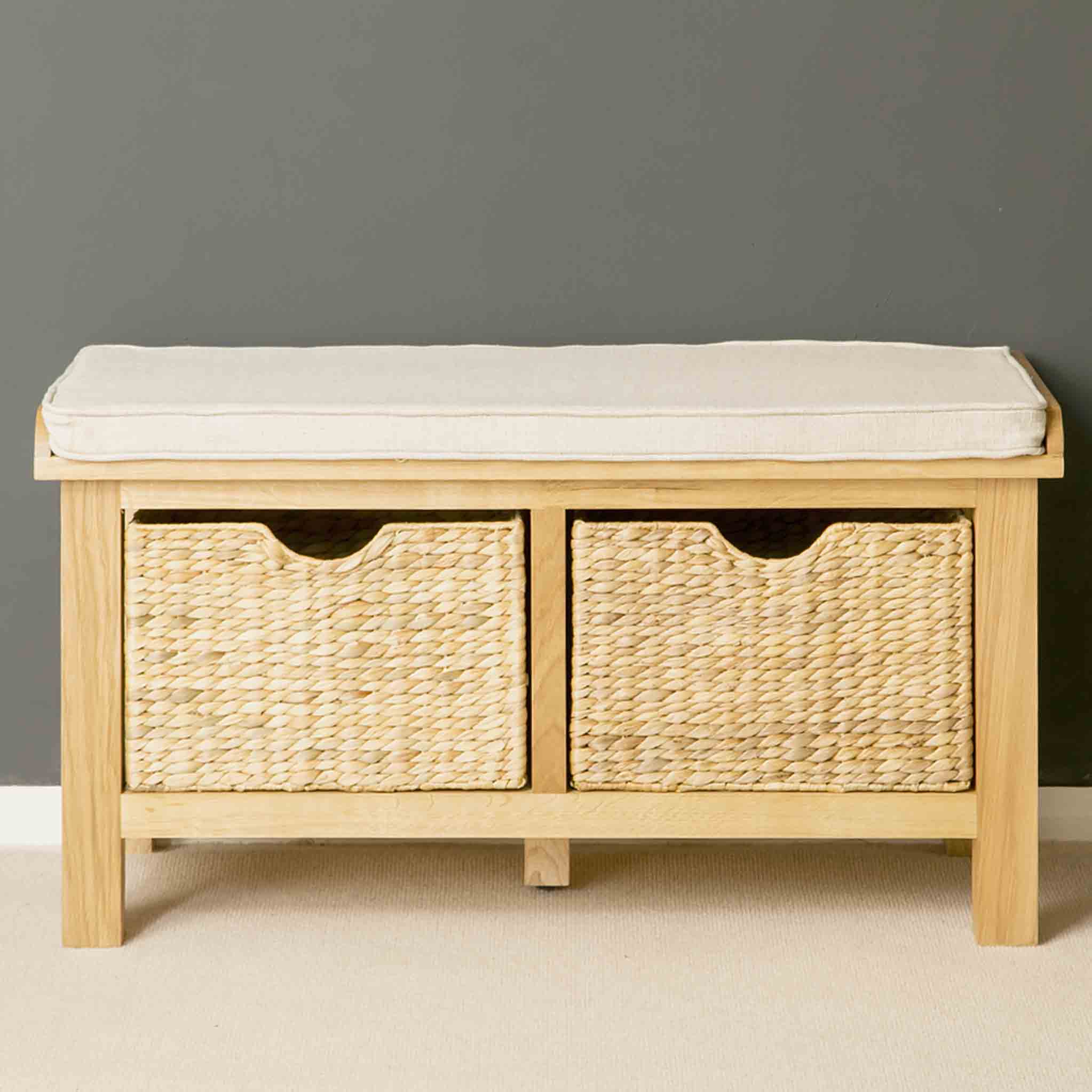 London Oak Hall Bench - Image 9