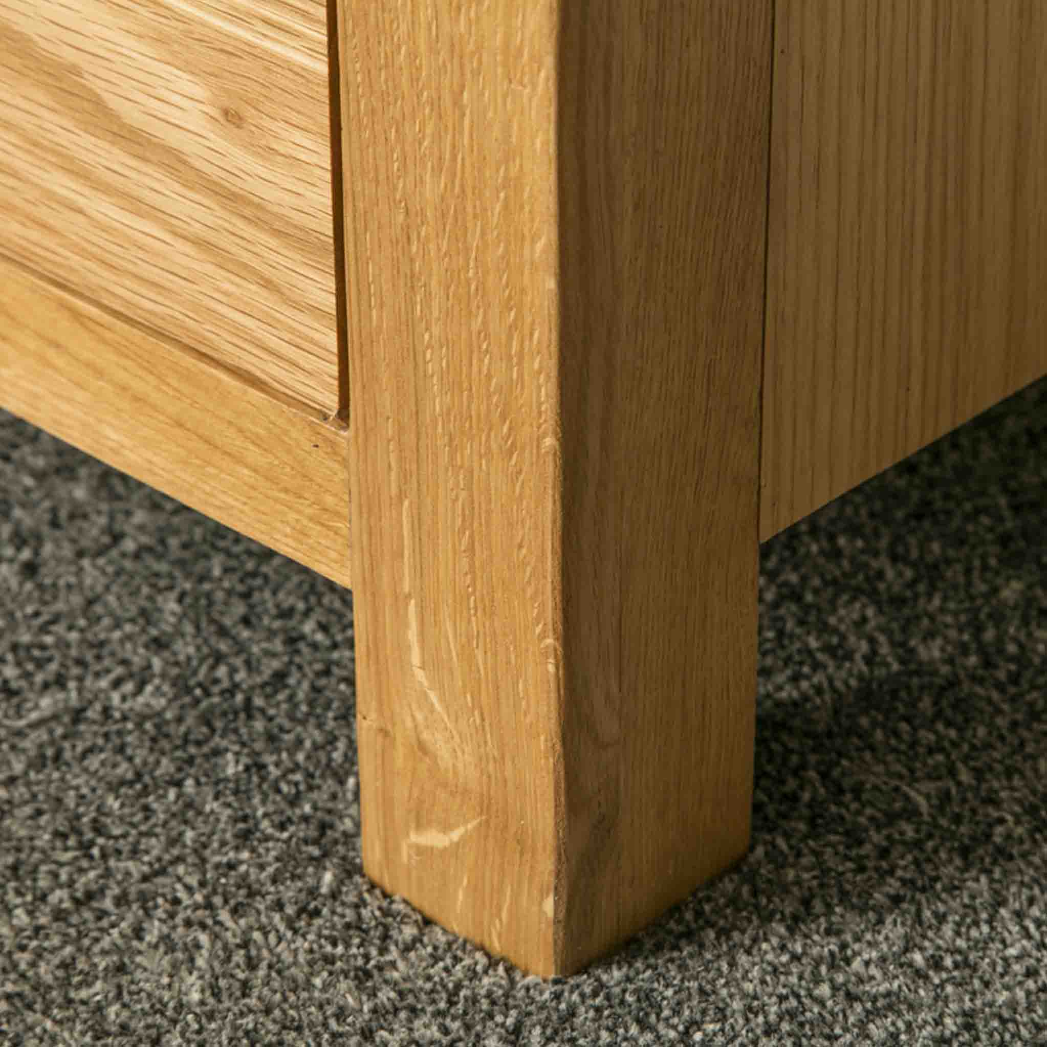 London Oak Large Smart TV Stand - Image 10