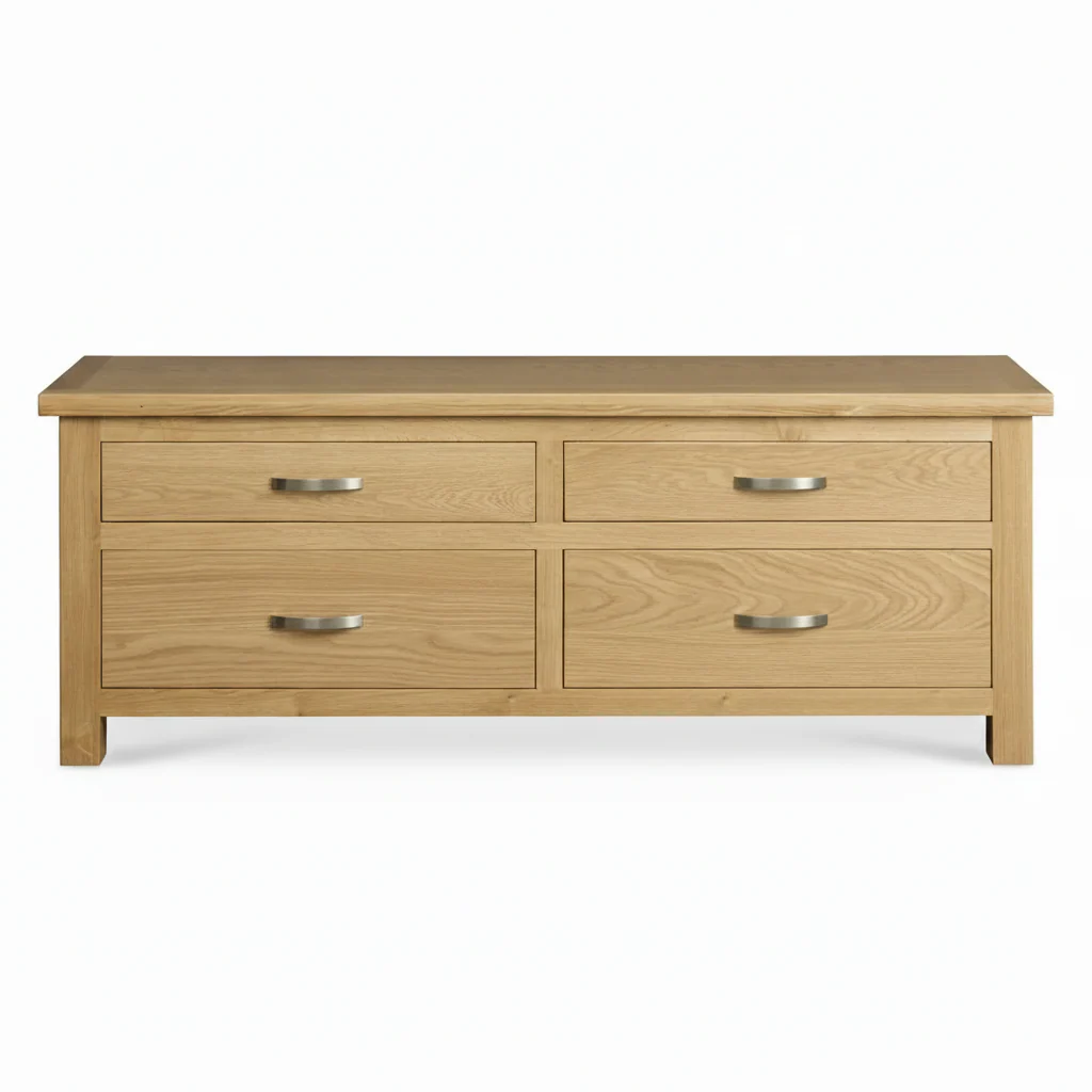 London Oak Large Smart TV Stand - Image 3