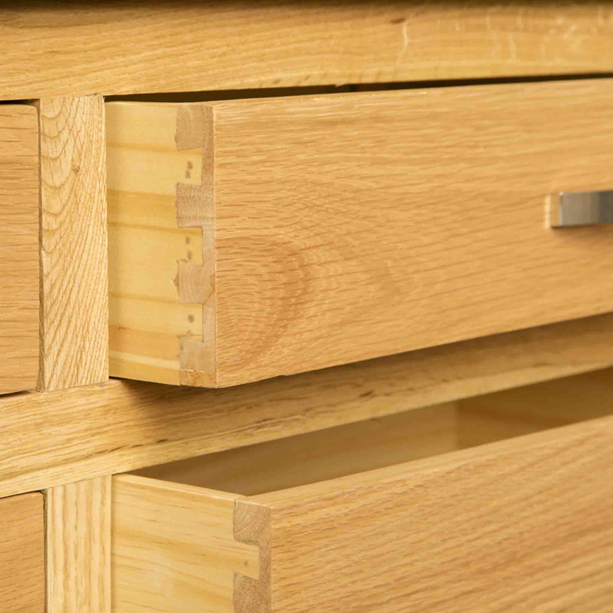 London Oak Large Smart TV Stand - Image 6