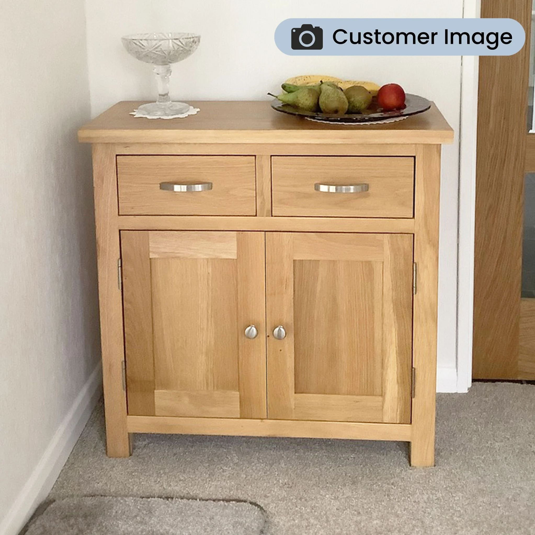 London Oak Mini Sideboard - Image 6