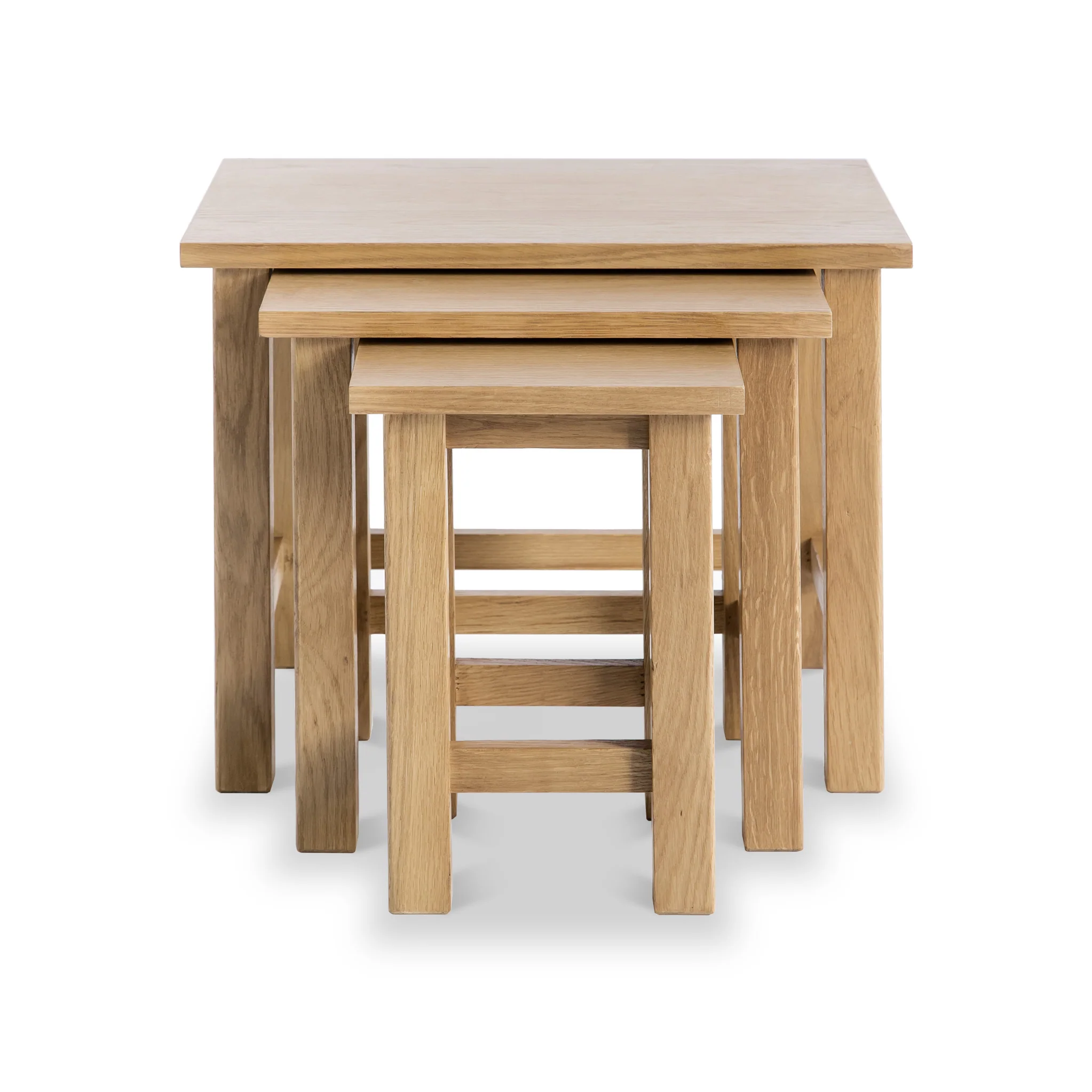 London Oak Nest of Tables - Image 3