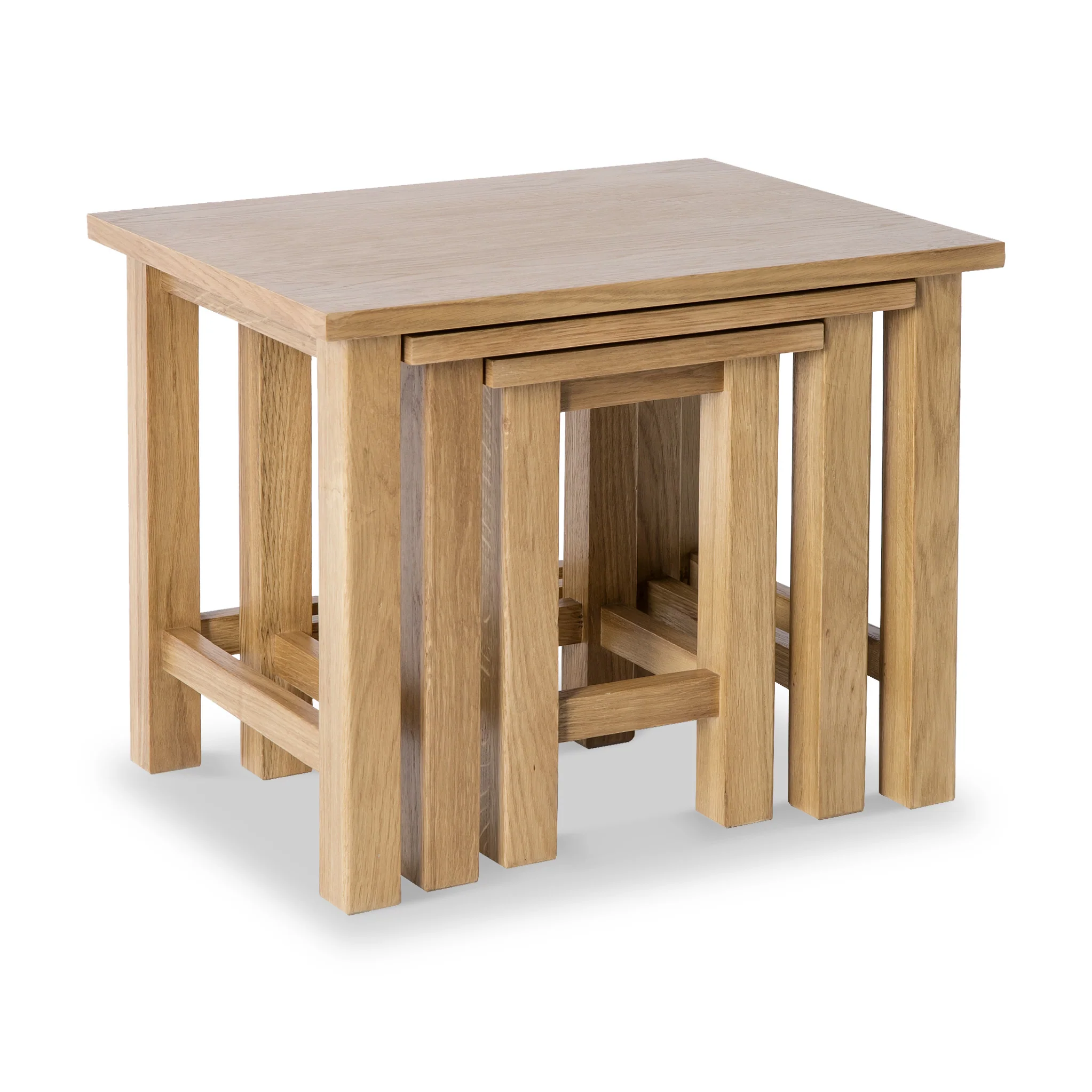 London Oak Nest of Tables - Image 4