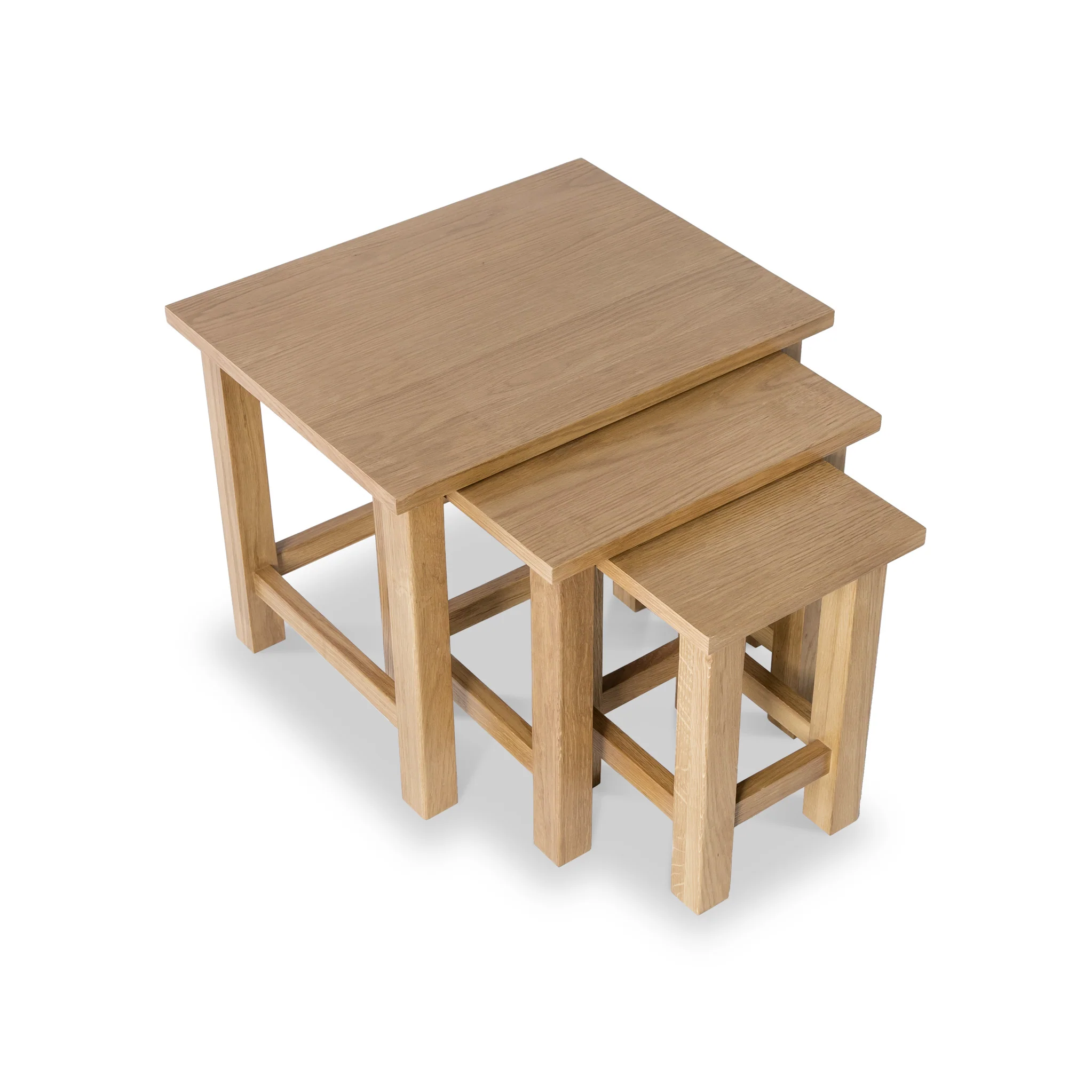London Oak Nest of Tables - Image 5