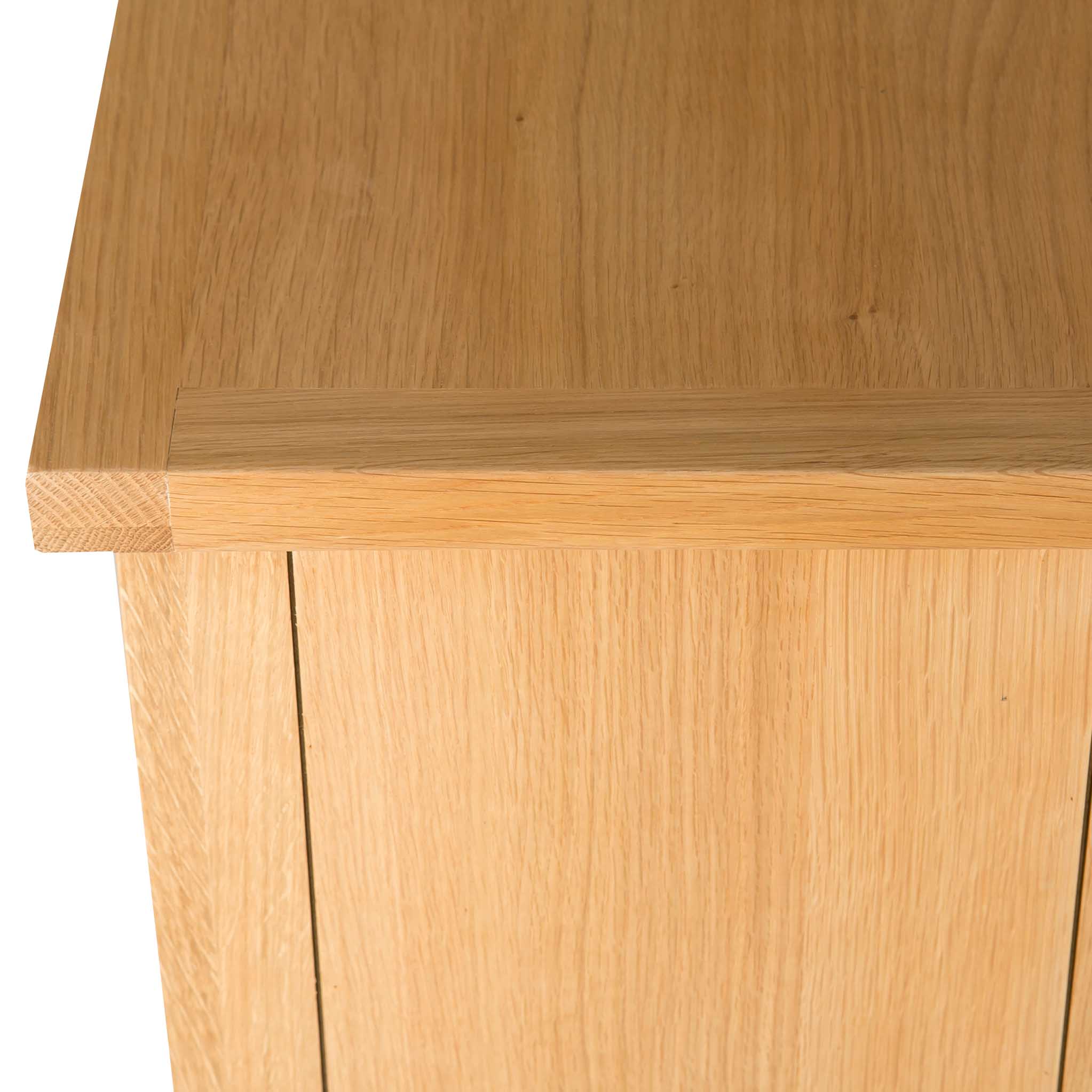 London Oak 180cm Extra Wide TV Stand - Image 9