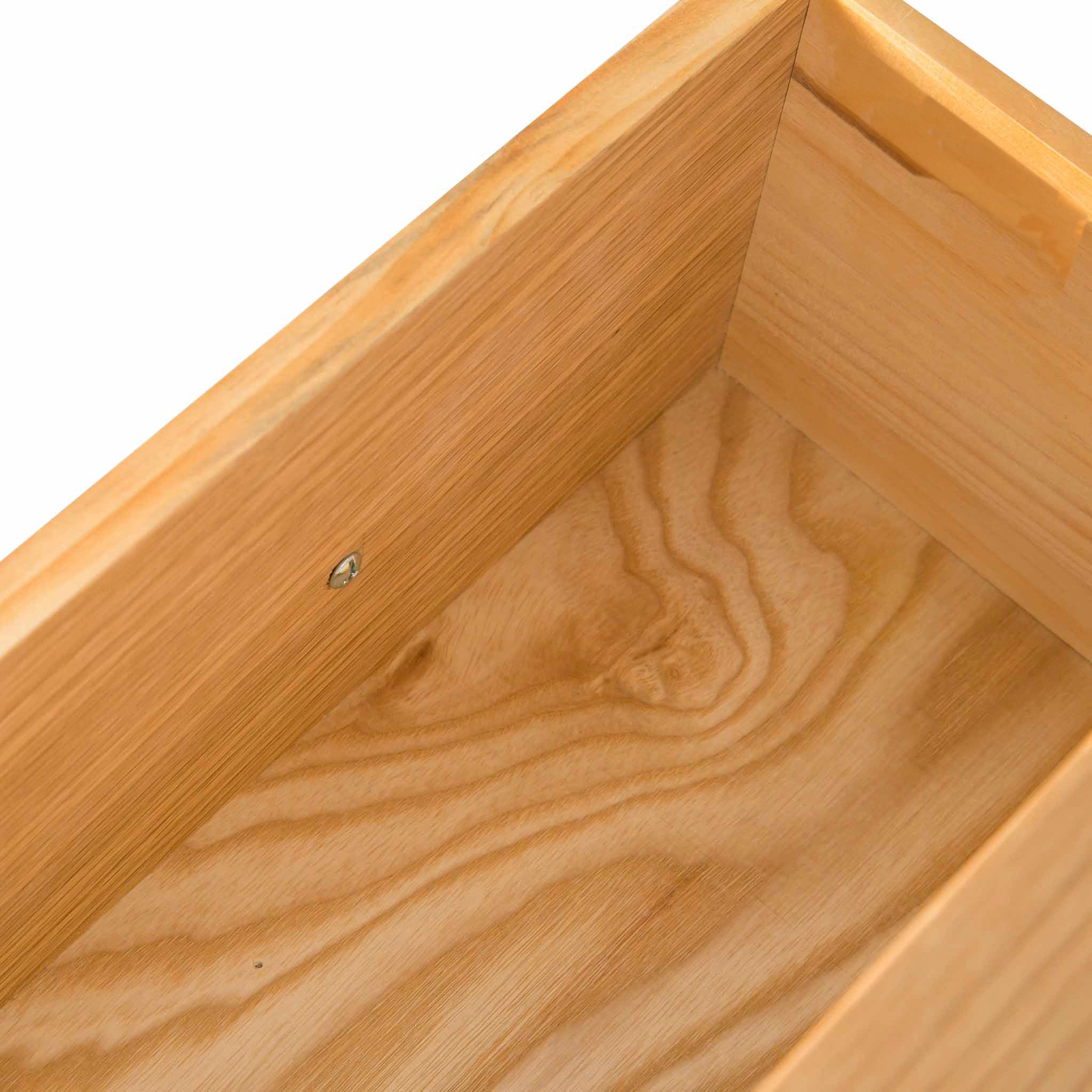 London Oak 3 Drawer Chest - Image 6