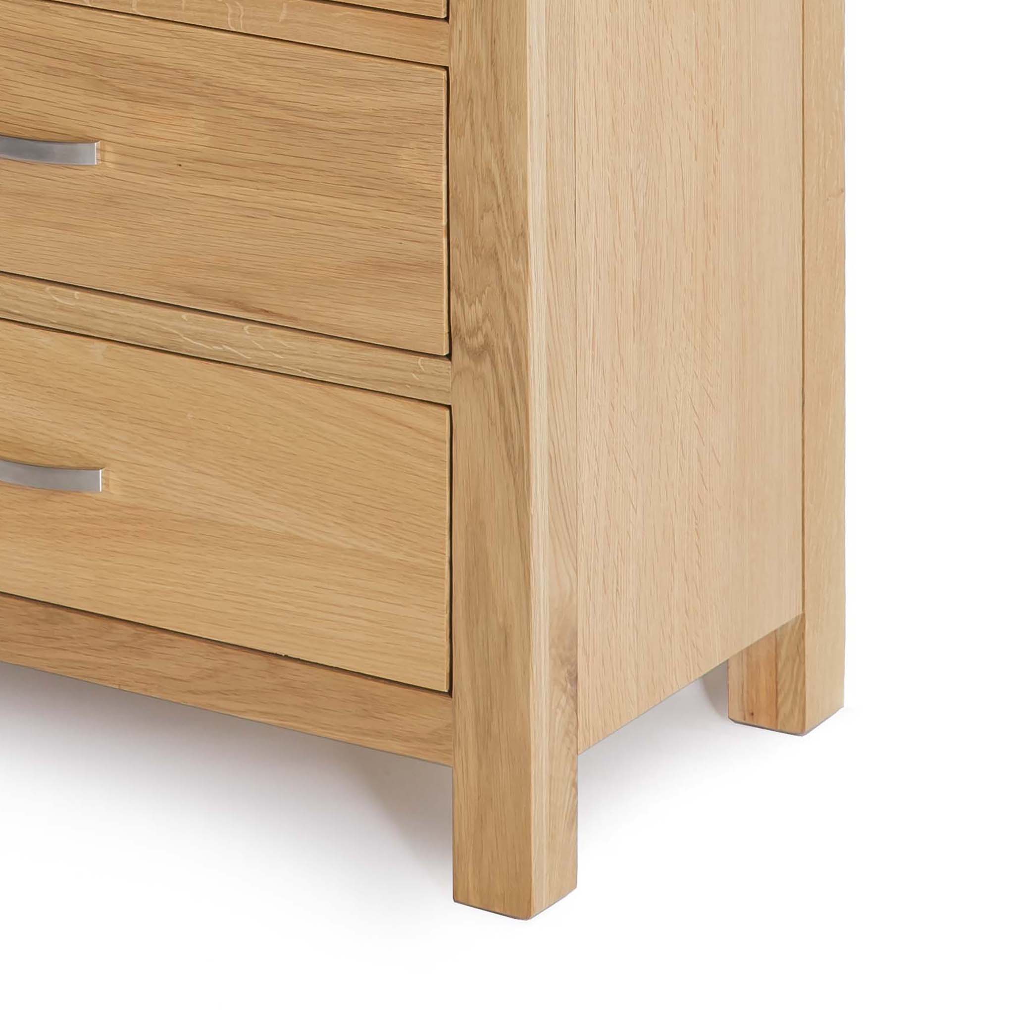 London Oak 3 Drawer Chest - Image 9