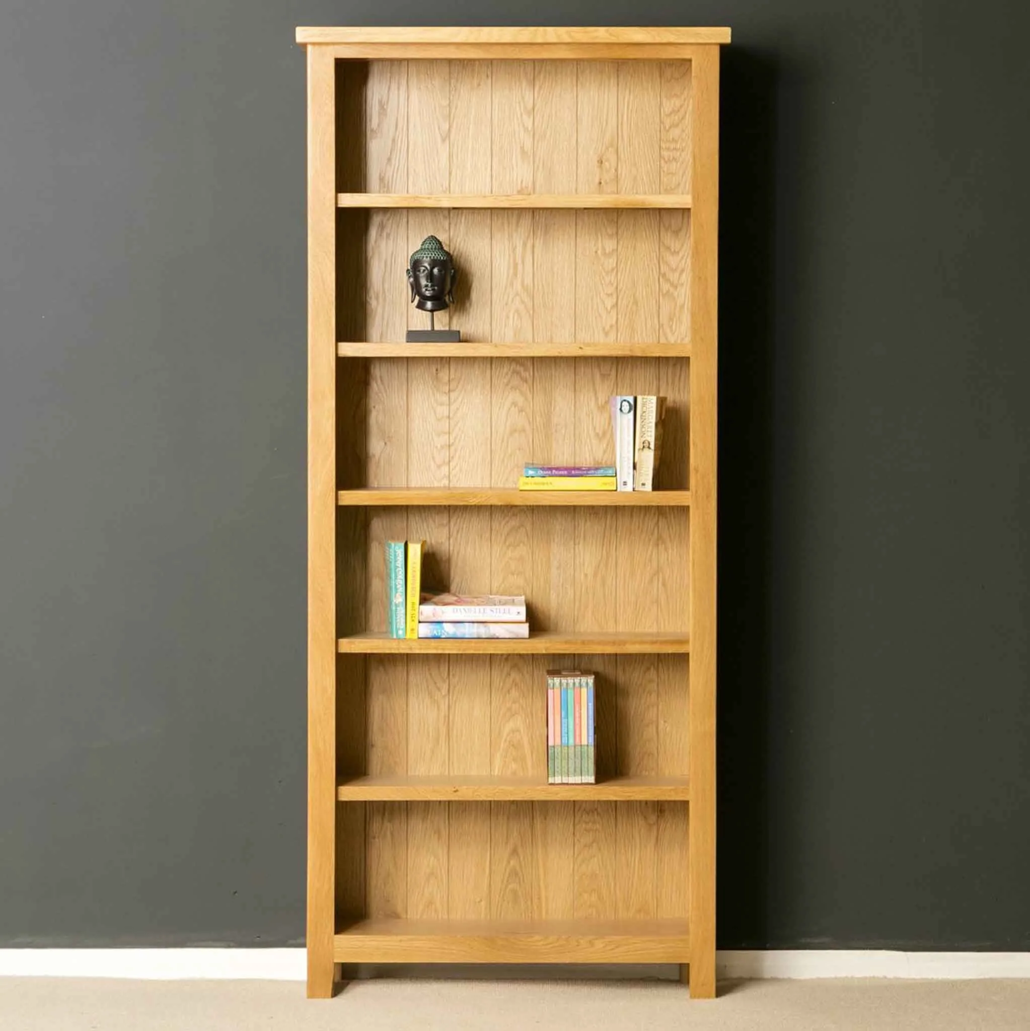 London Oak Large Bookcase - Image 20