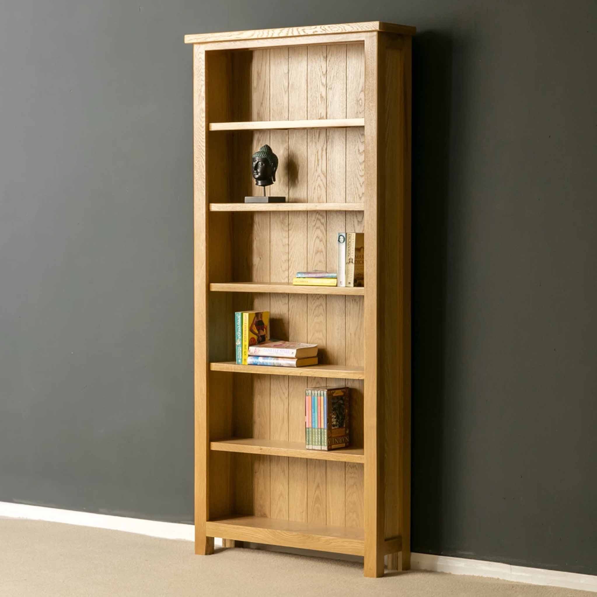 London Oak Large Bookcase - Image 21