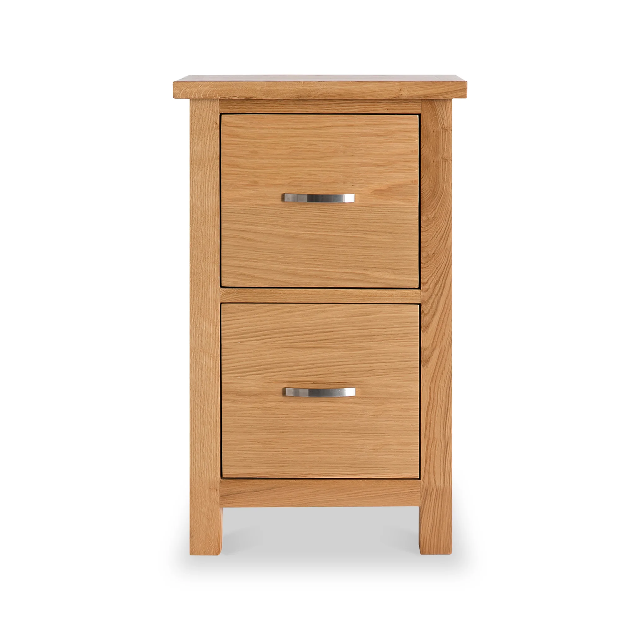 London Oak Slim Bedside Table - Image 3