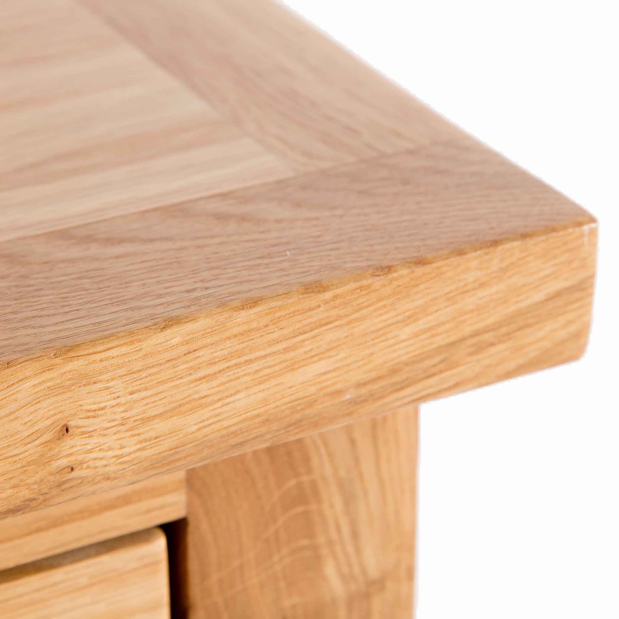 London Oak Slim Bedside Table - Image 5