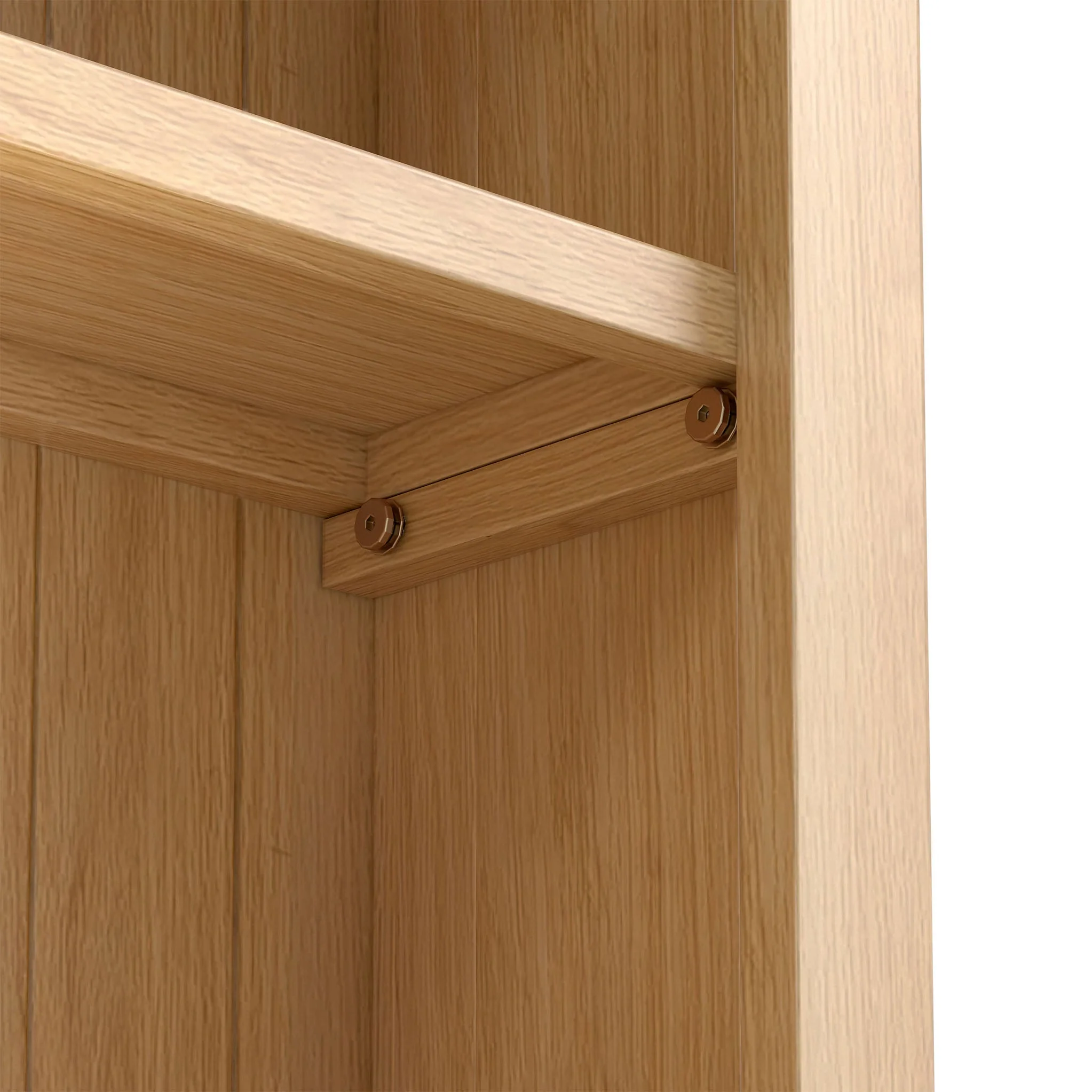 London Oak Slim Bookcase - Image 10