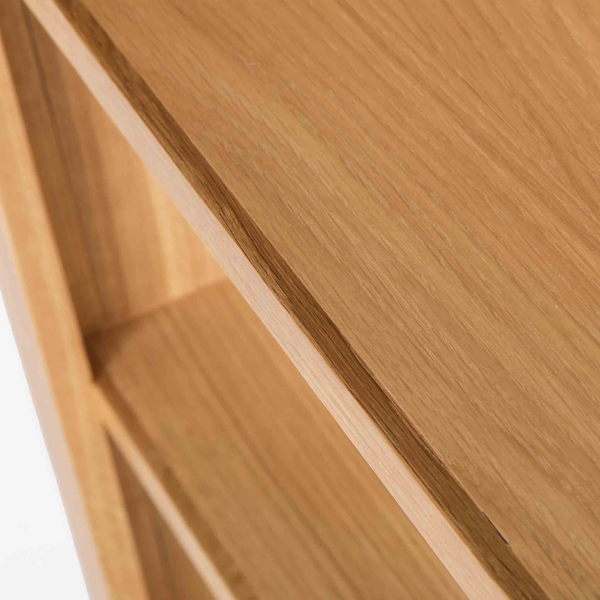 London Oak Slim Bookcase - Image 11