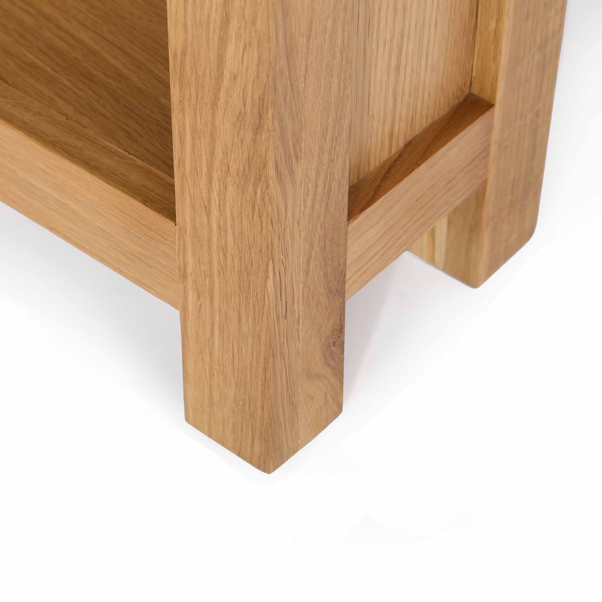 London Oak Slim Bookcase - Image 14