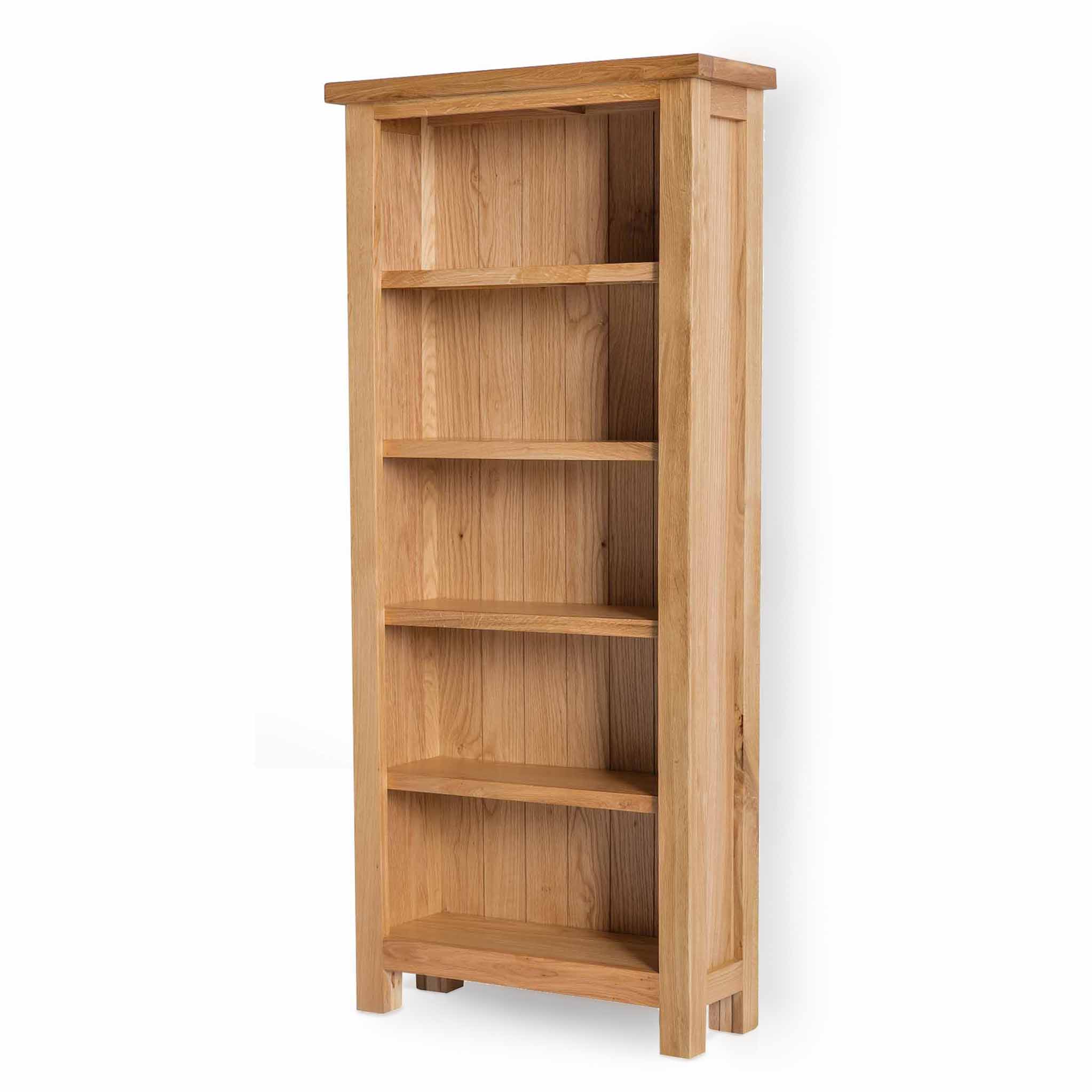 London Oak Slim Bookcase - Image 4