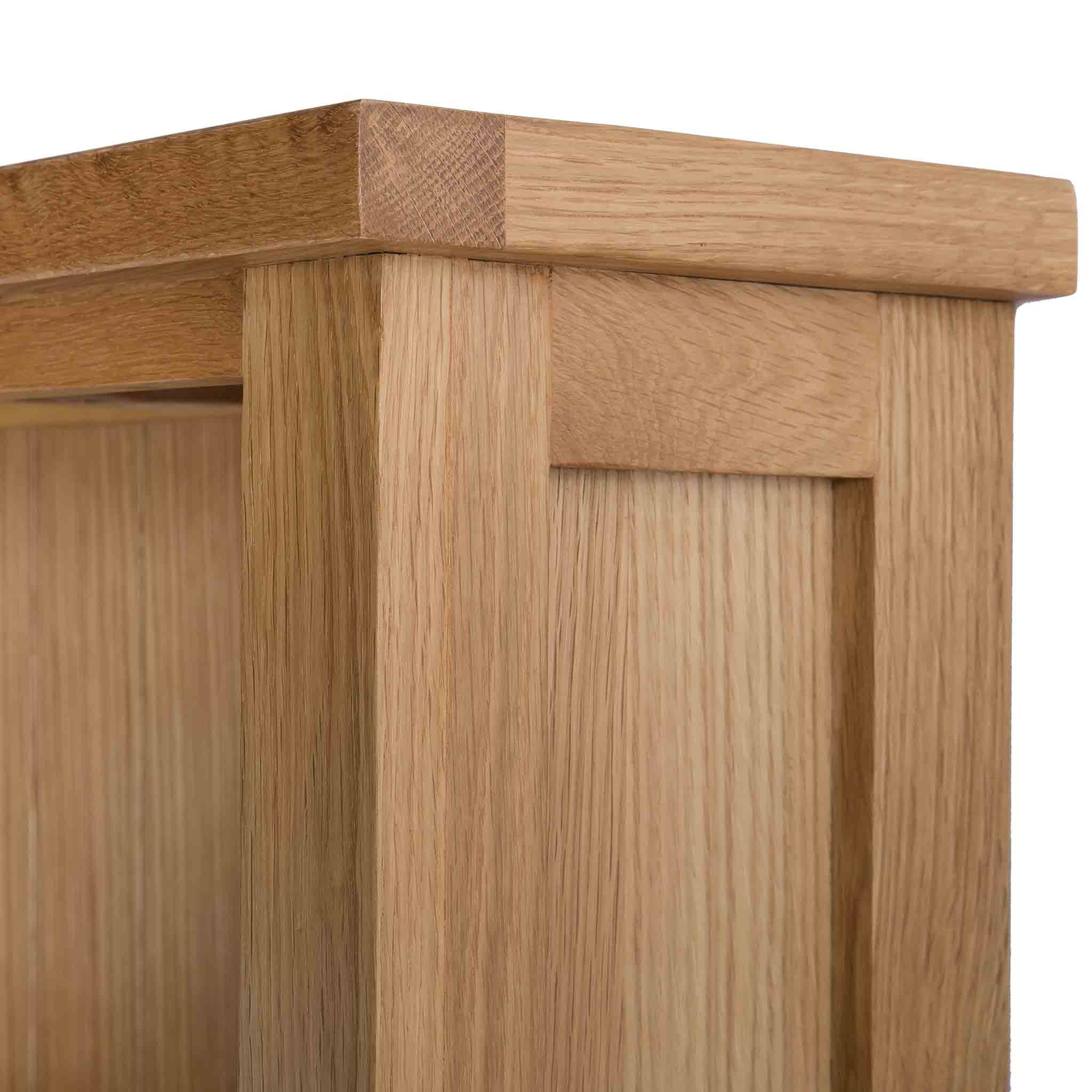 London Oak Slim Bookcase - Image 7