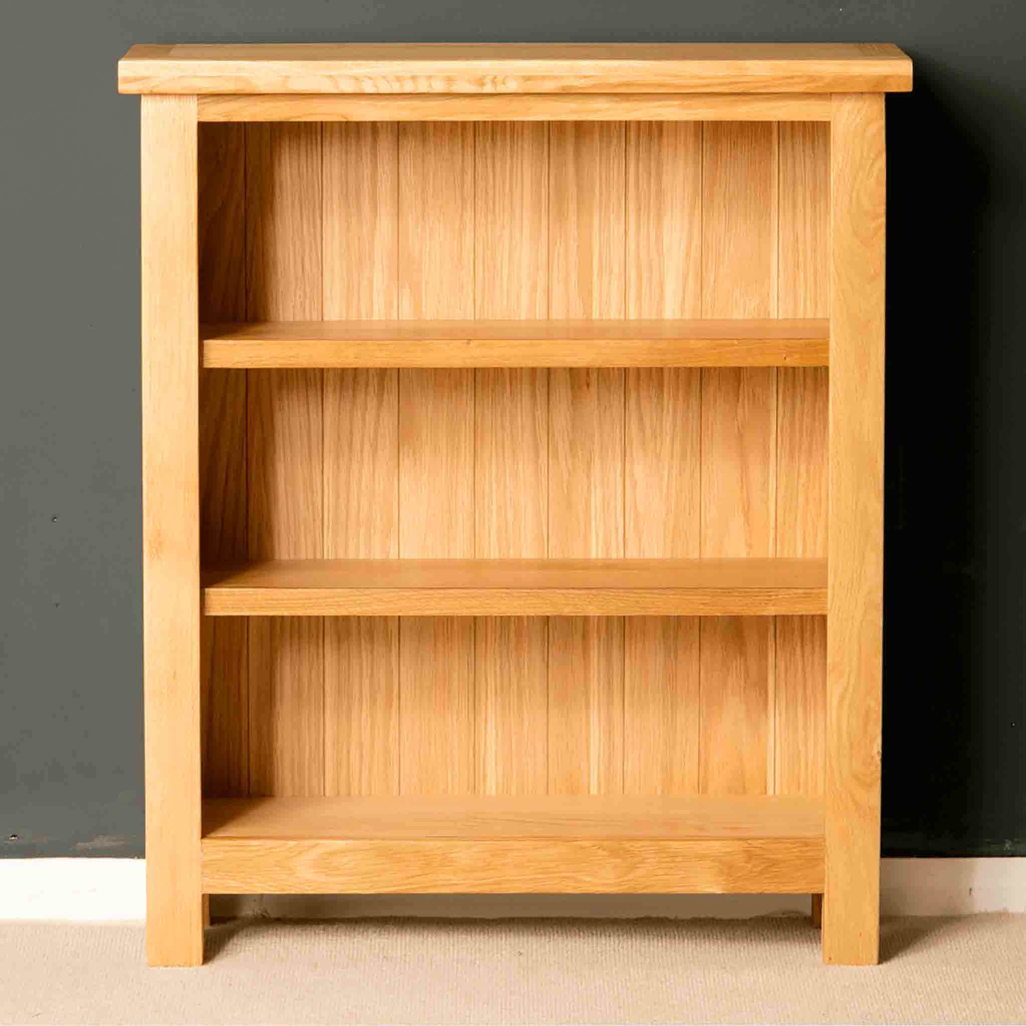 London Oak Small Bookcase - Image 13