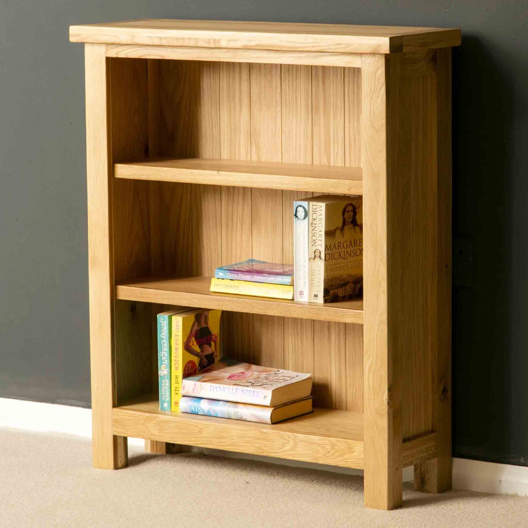 London Oak Small Bookcase - Image 15