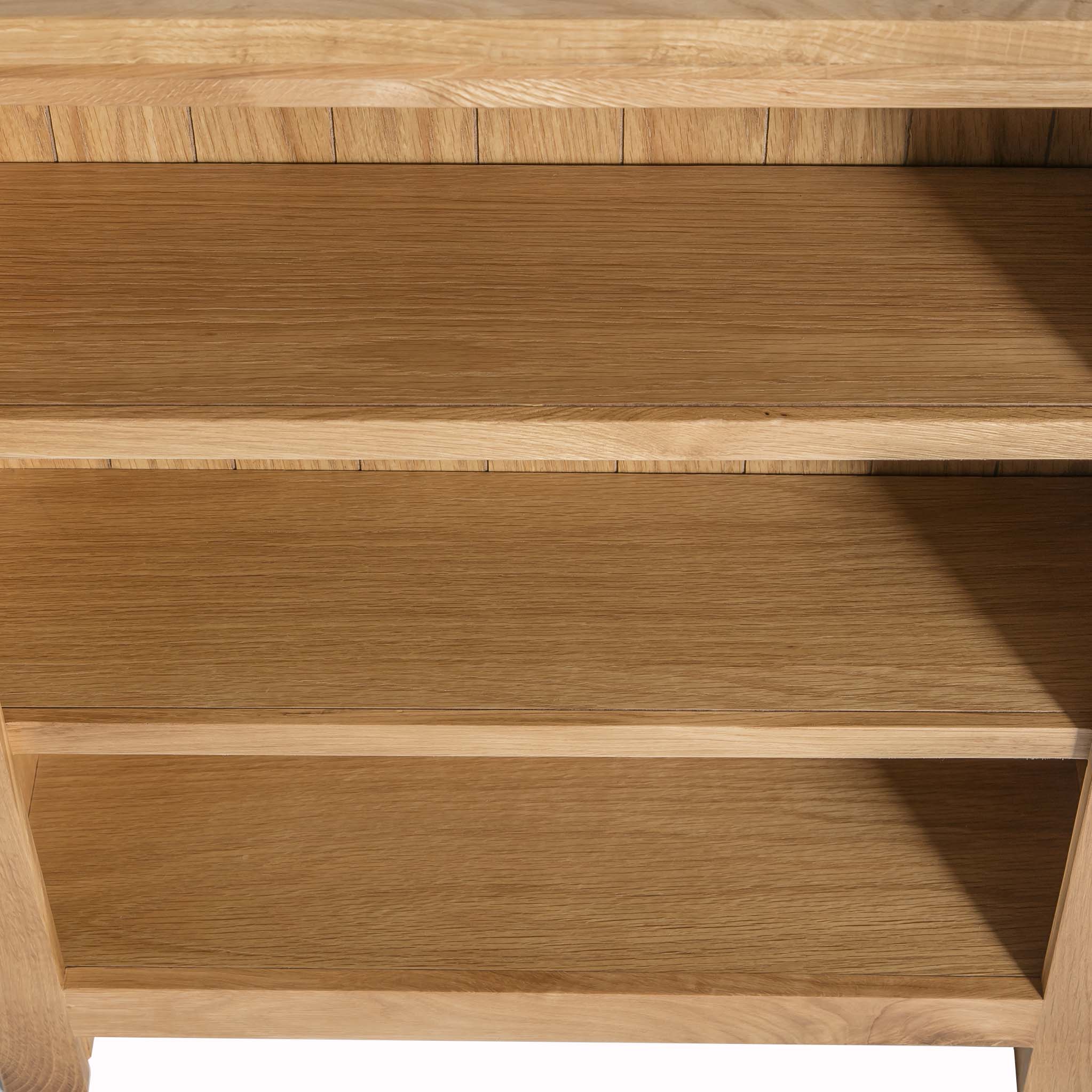 London Oak Small Bookcase - Image 8