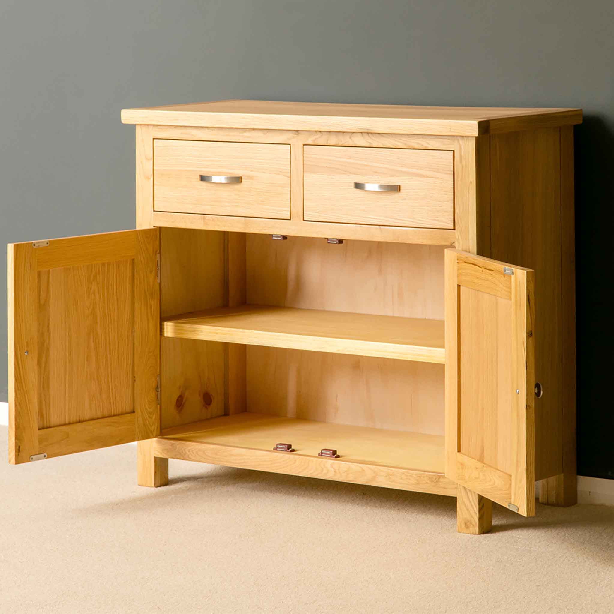 London Oak Small Sideboard - Image 11