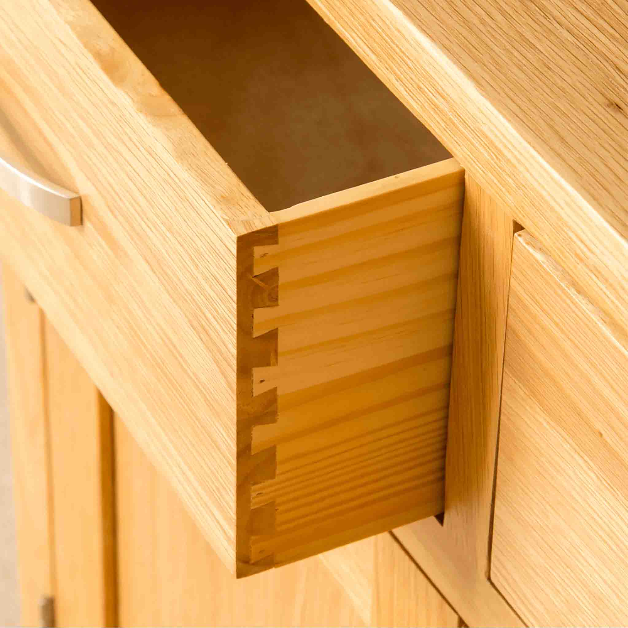 London Oak Small Sideboard - Image 14