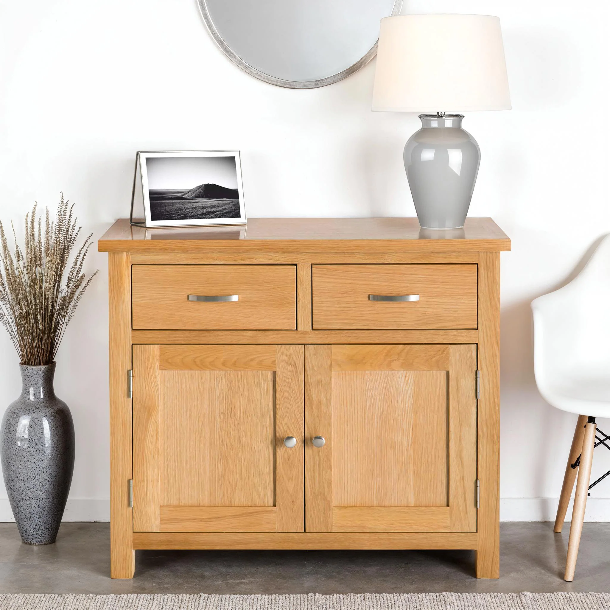 London Oak Small Sideboard - Image 2