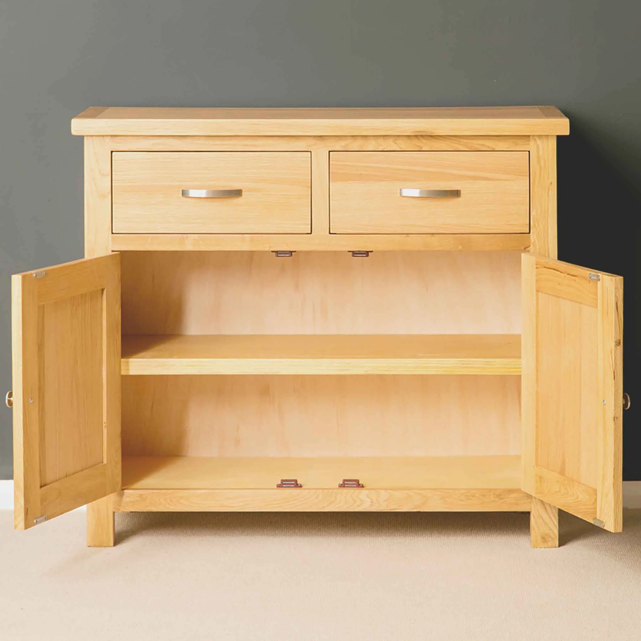 London Oak Small Sideboard - Image 9