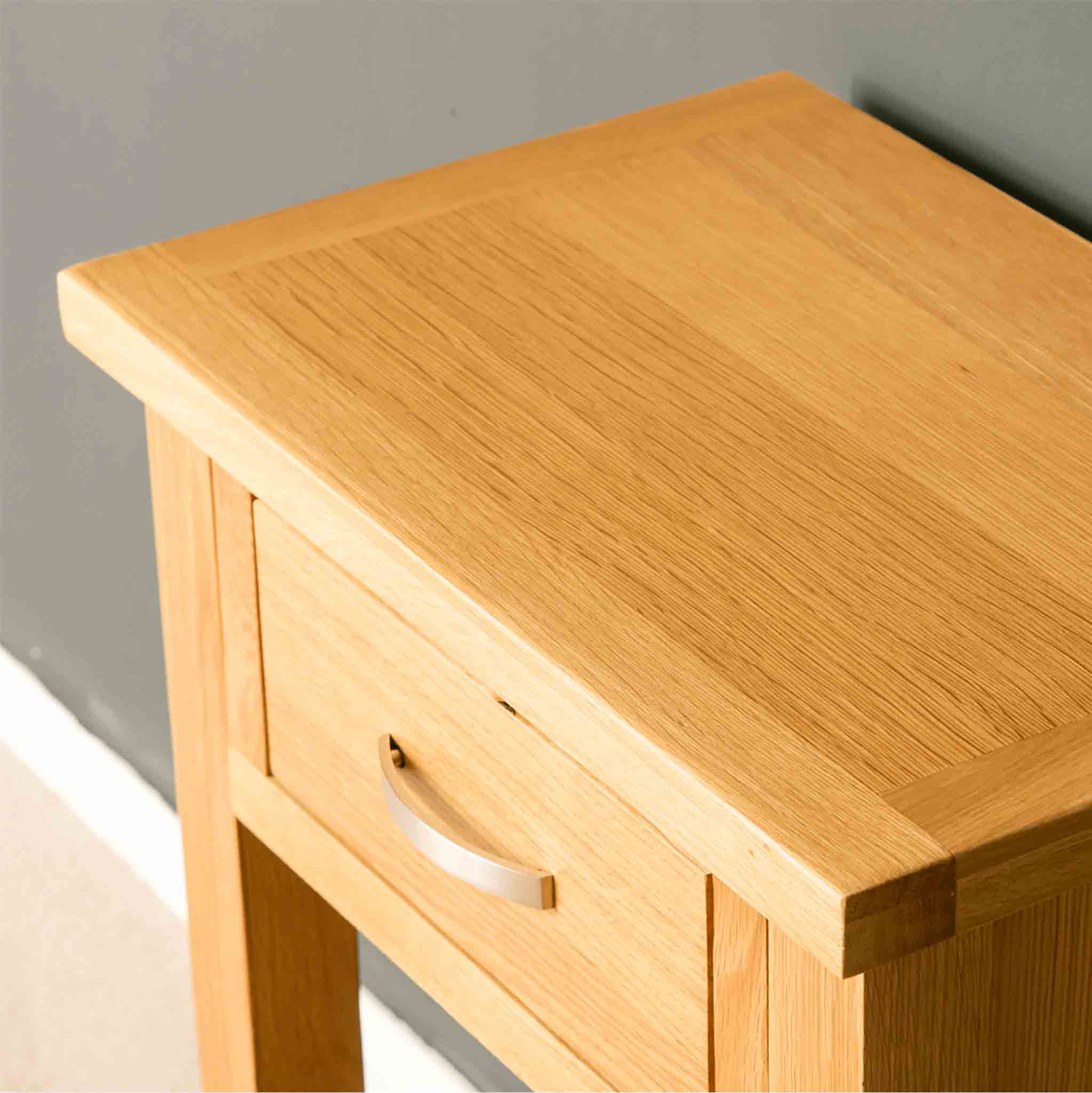 London Oak Telephone Table - Image 4