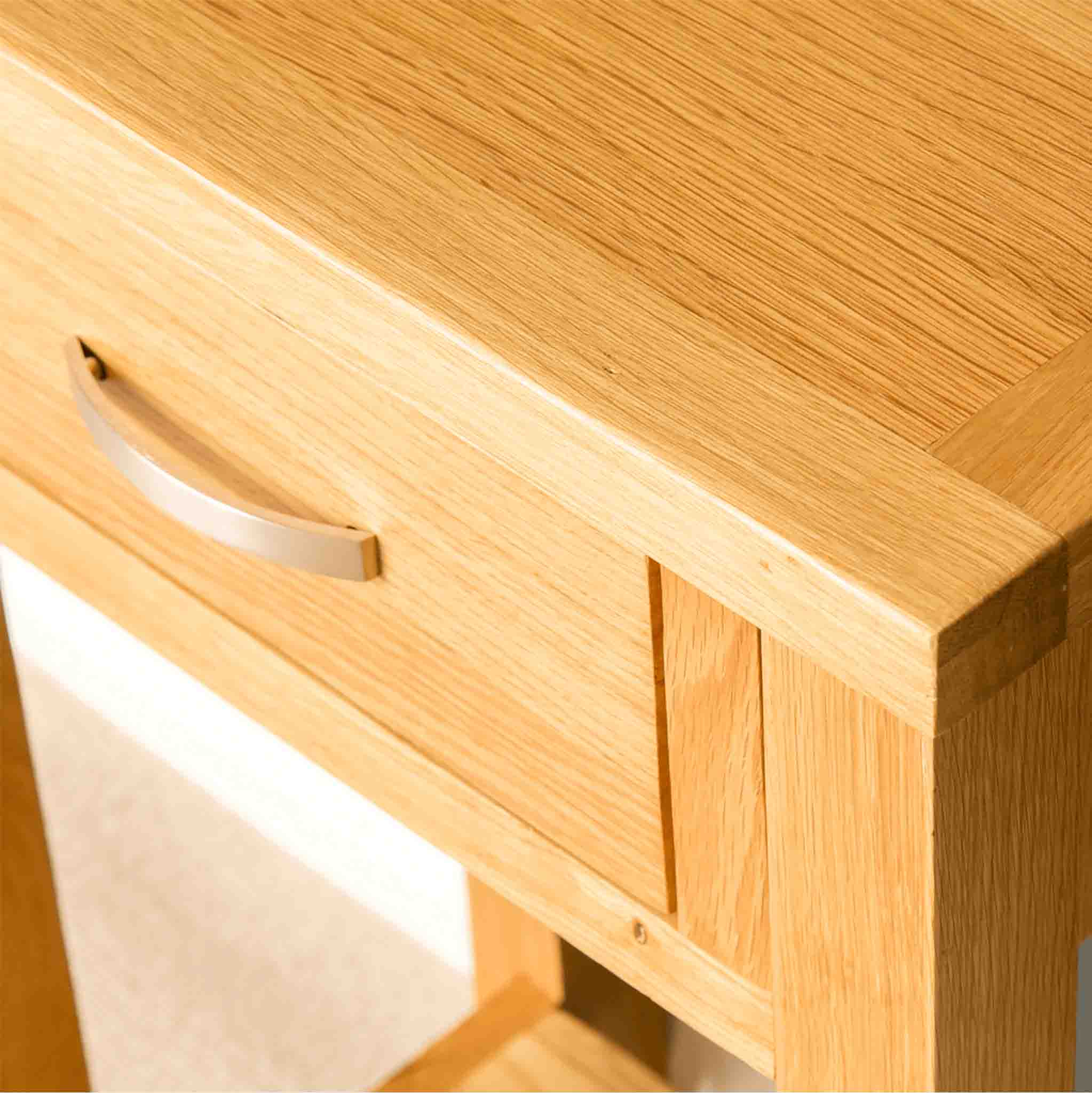 London Oak Telephone Table - Image 6