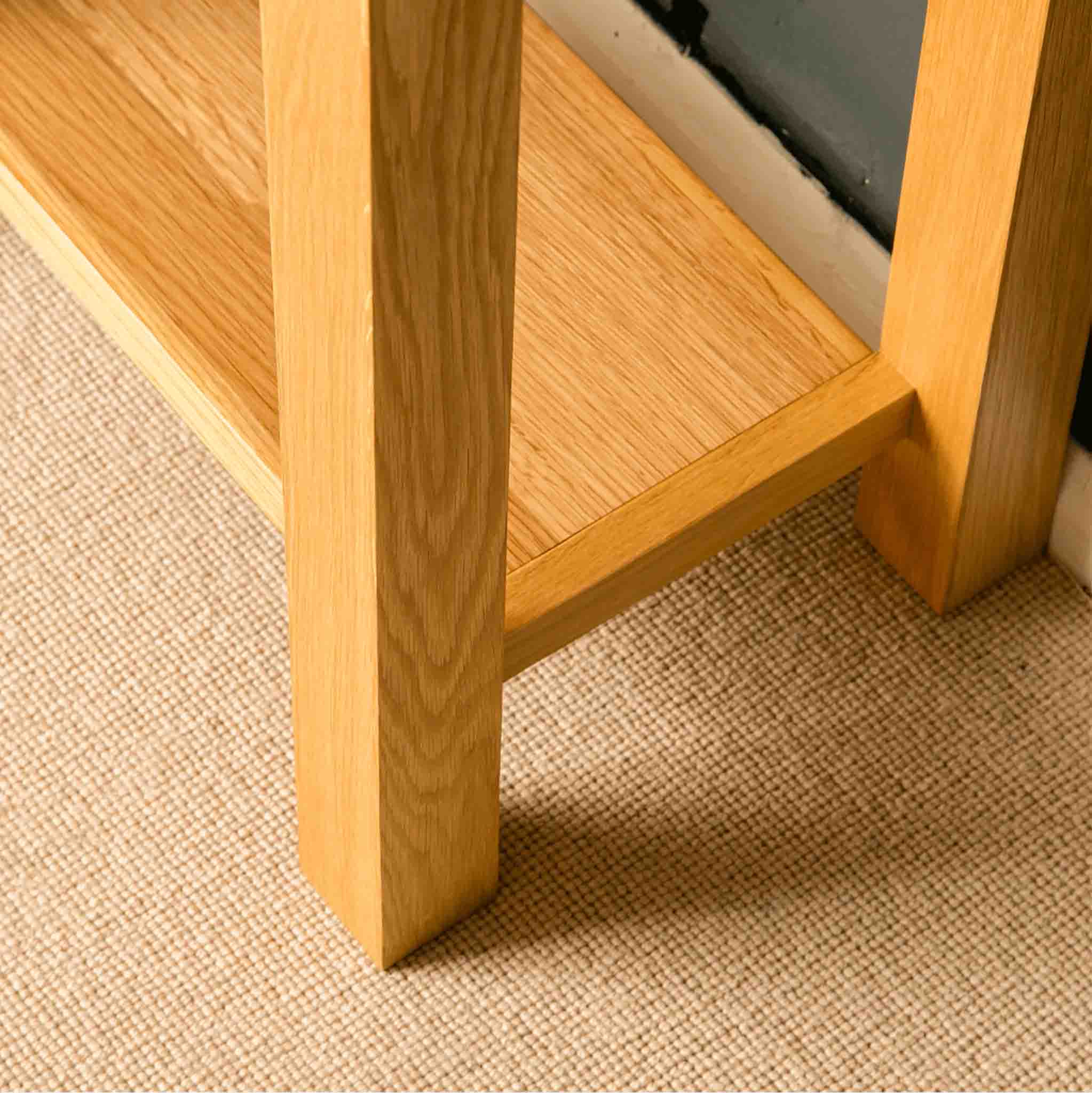 London Oak Telephone Table - Image 8