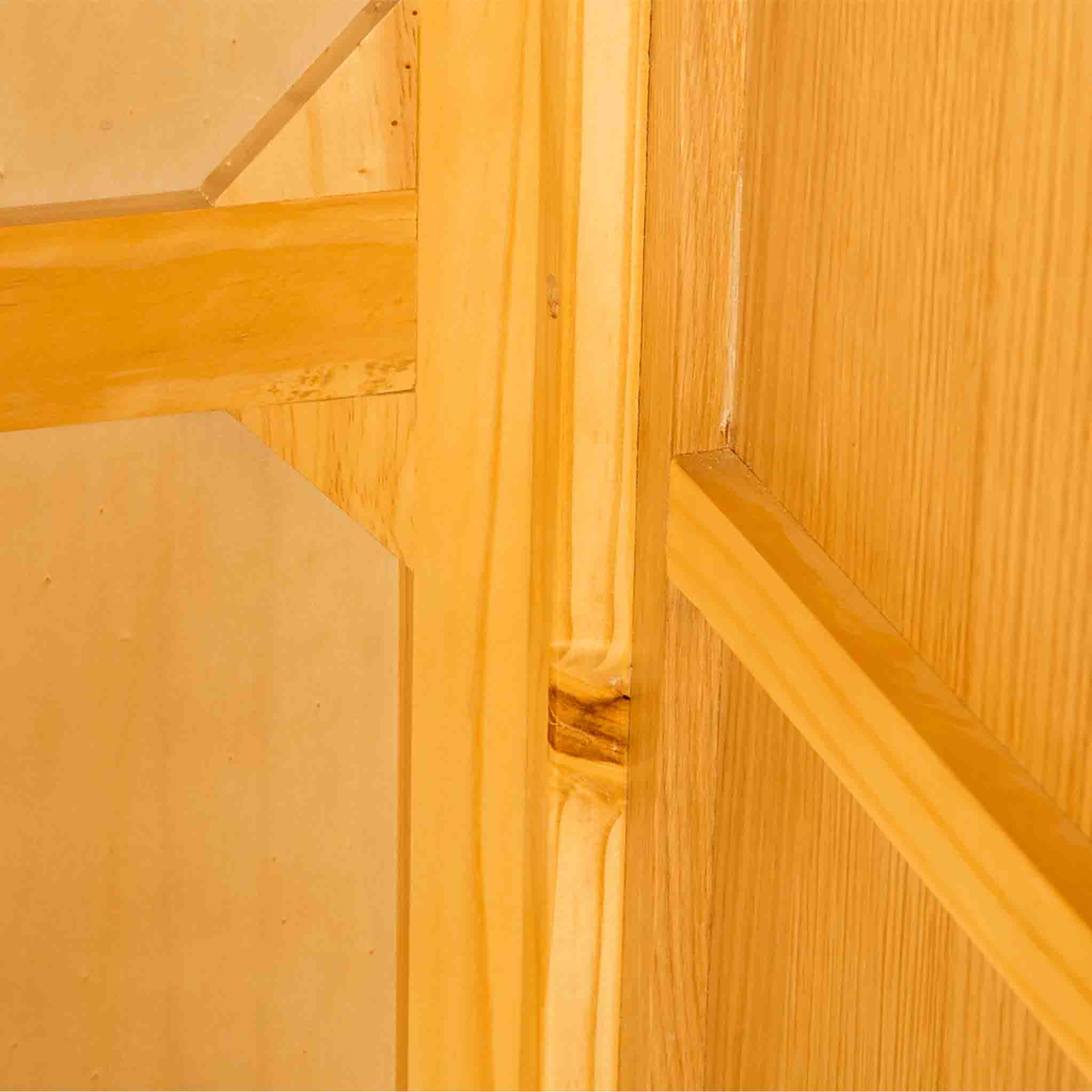 London Oak Triple Wardrobe & Drawers - Image 6