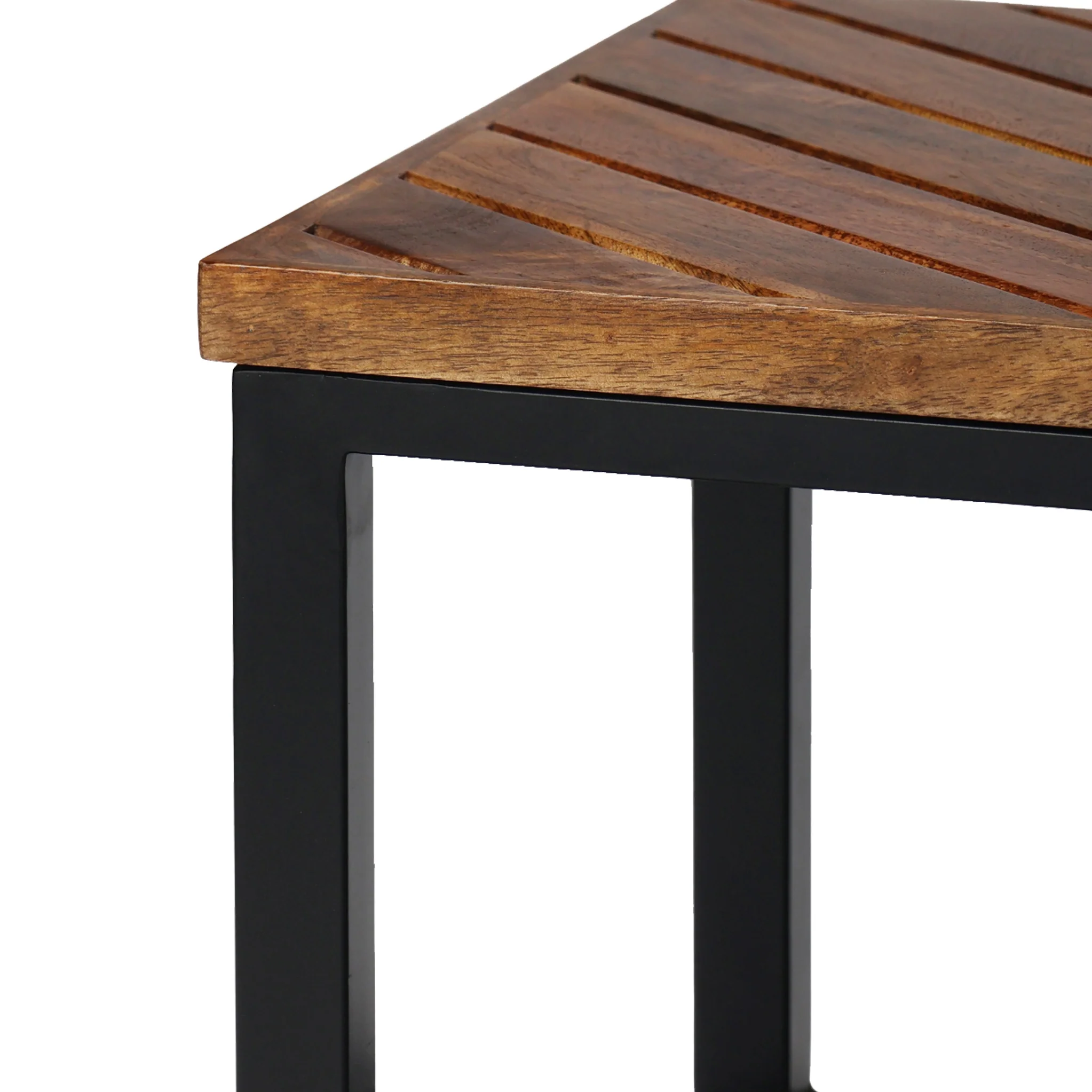 Loric Parquet Mango Wood Coffee Table - Image 5