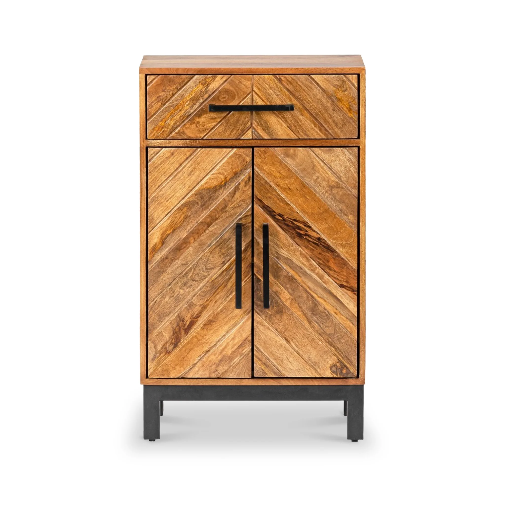 Loric Parquet Mango Wood Mini Sideboard - Image 3