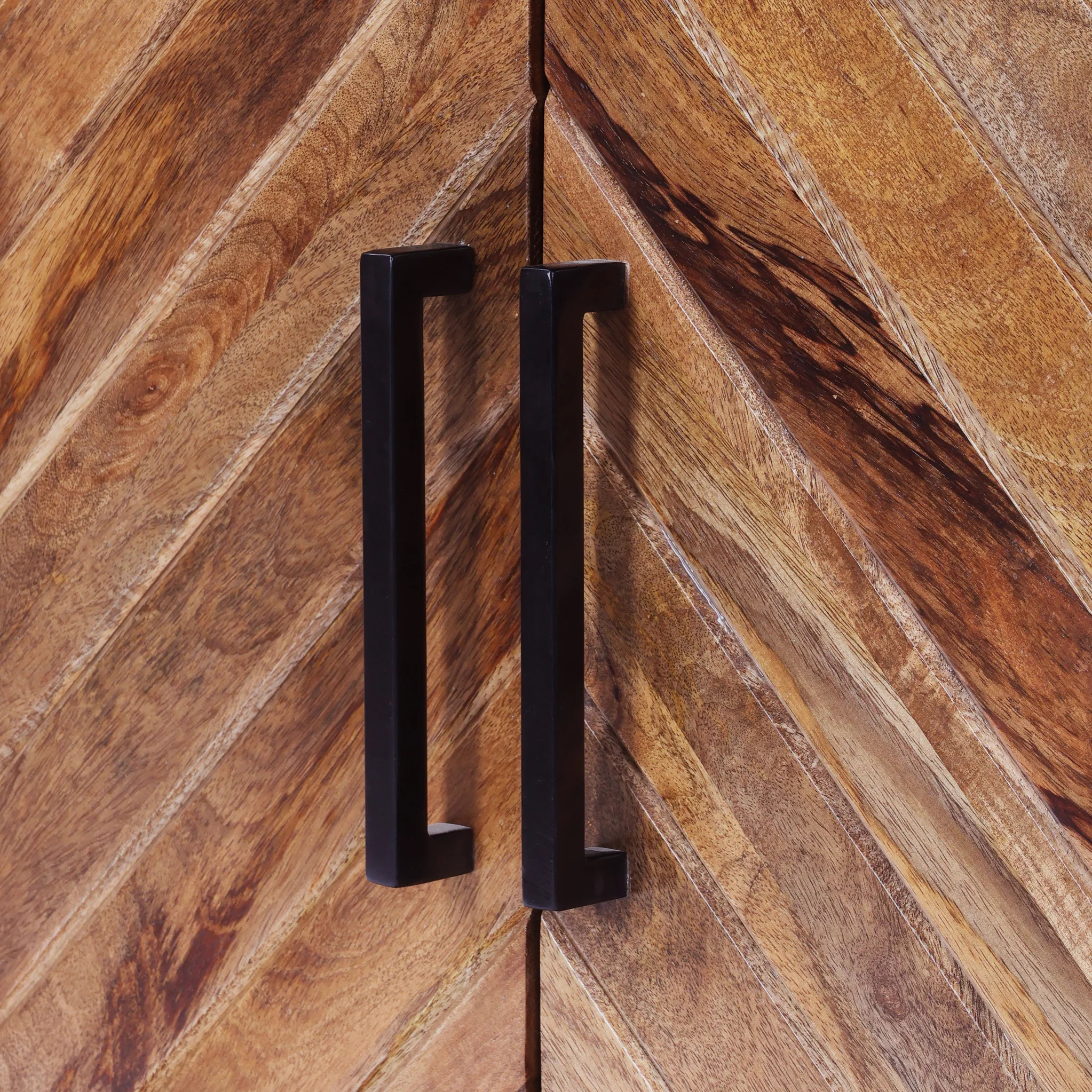 Loric Parquet Mango Wood Mini Sideboard - Image 5