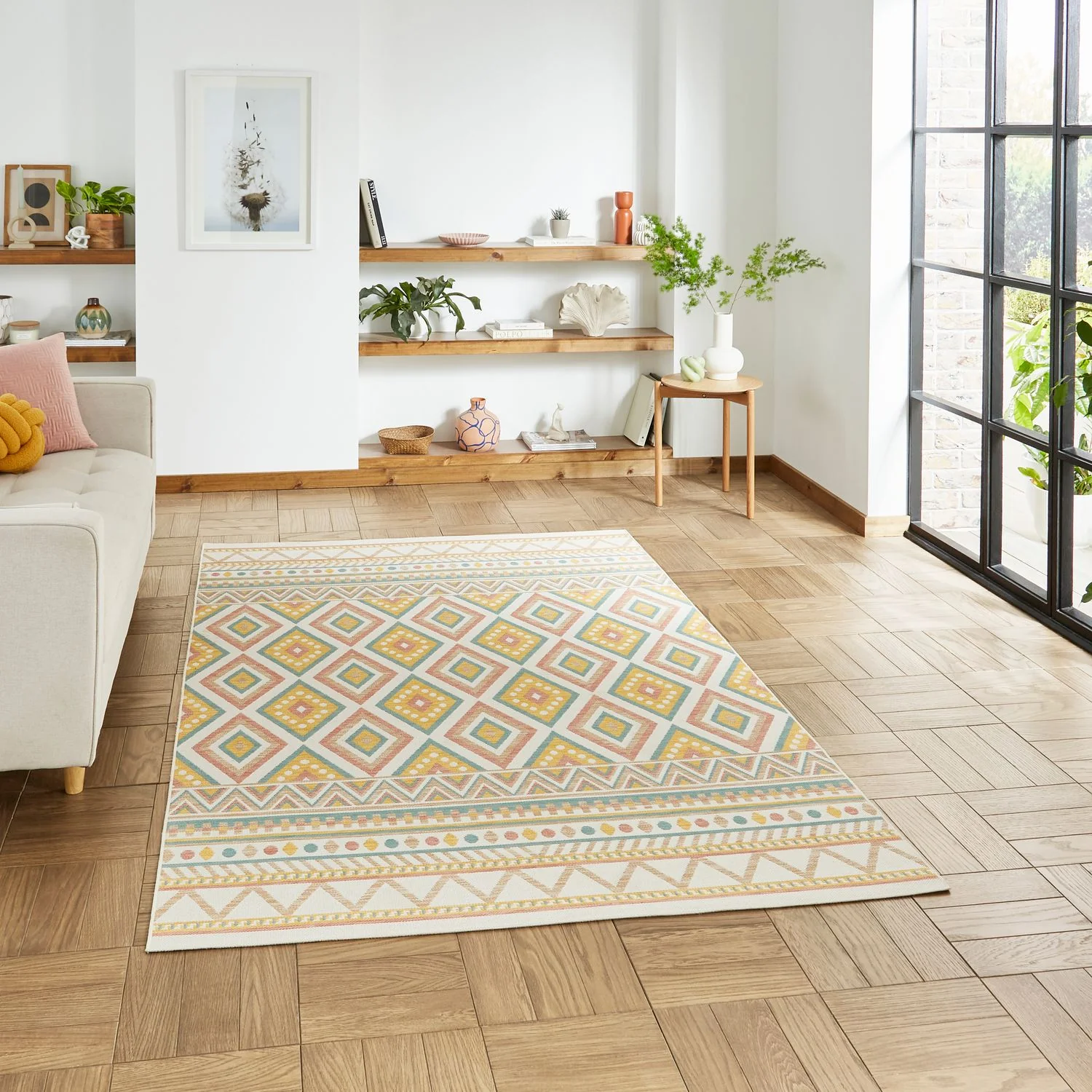 Loxley Multicolour Indoor/Outdoor Rug - Image 2