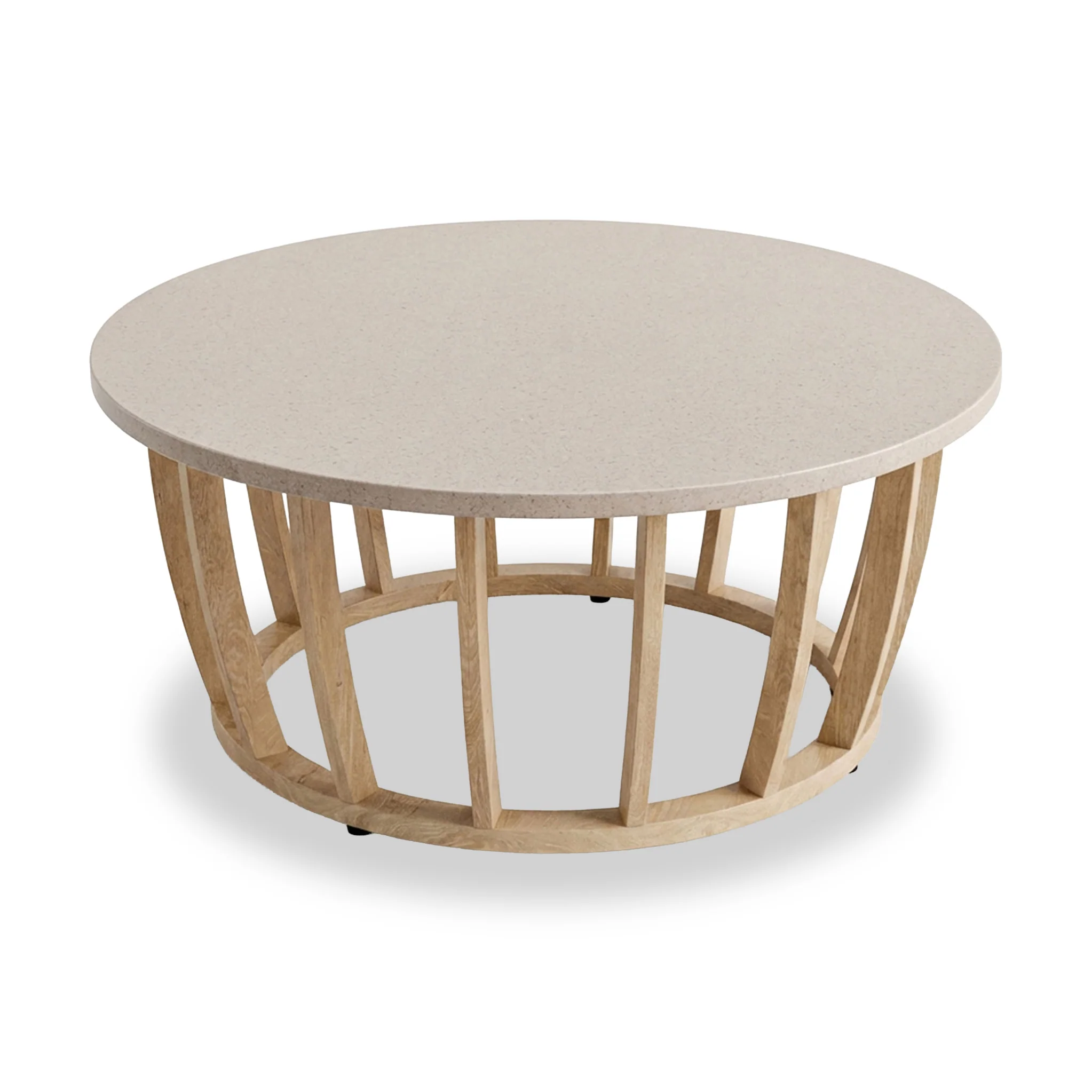 Lucca 5 Seater Acacia Lounging Set with Coffee Table - Image 7