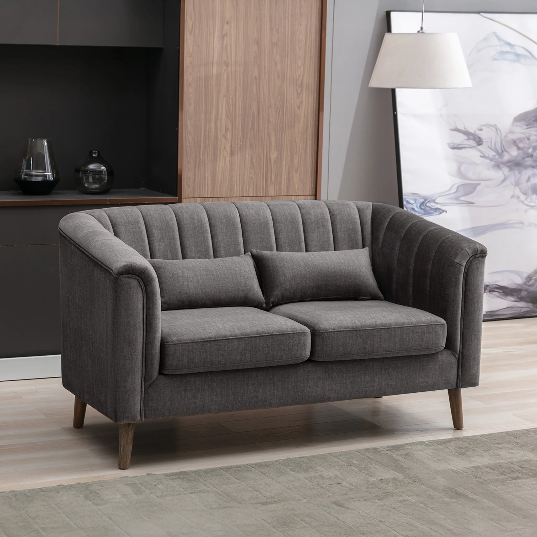 Lucille Velvet 2 Seater Sofa - Image 7