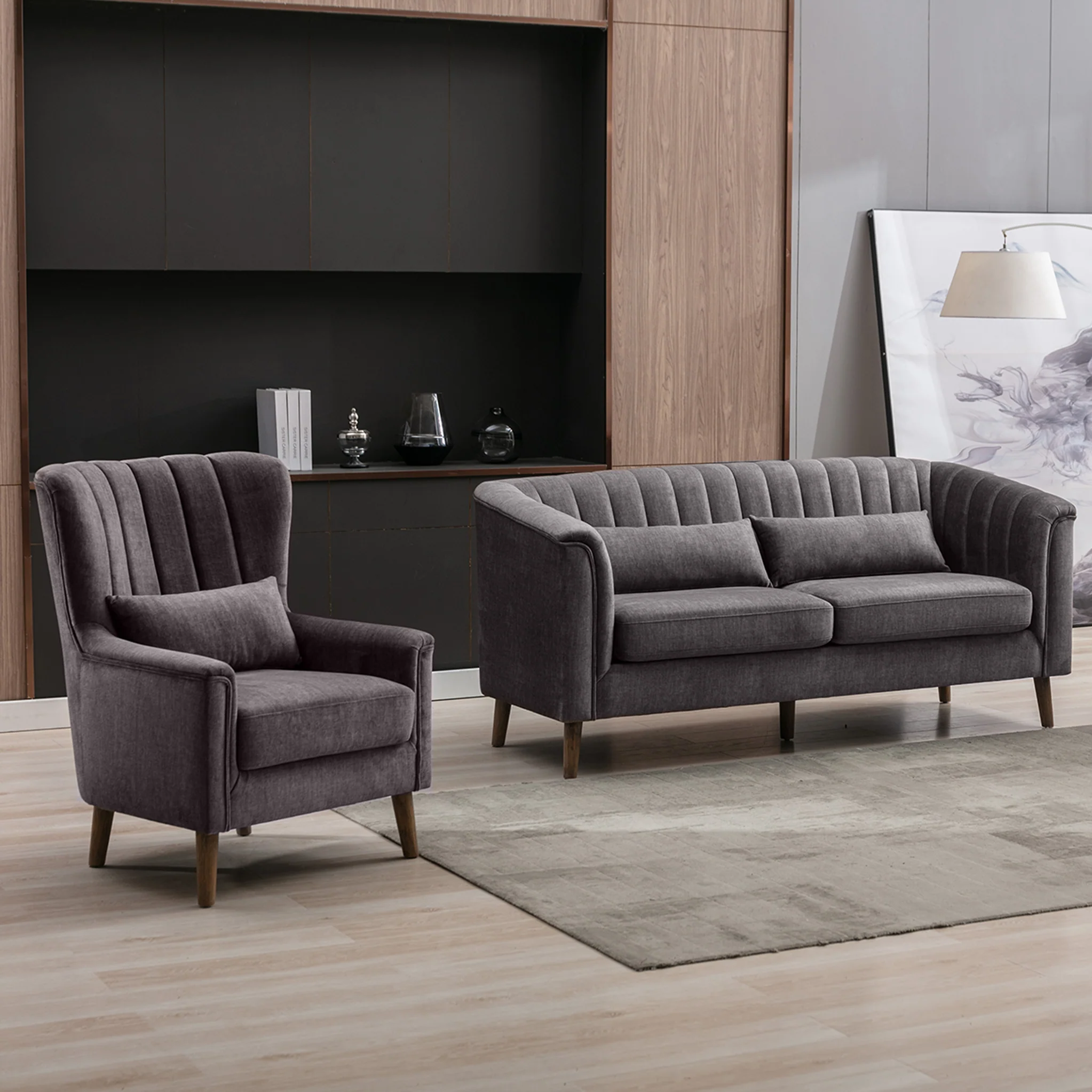 Lucille Velvet Armchair - Image 10