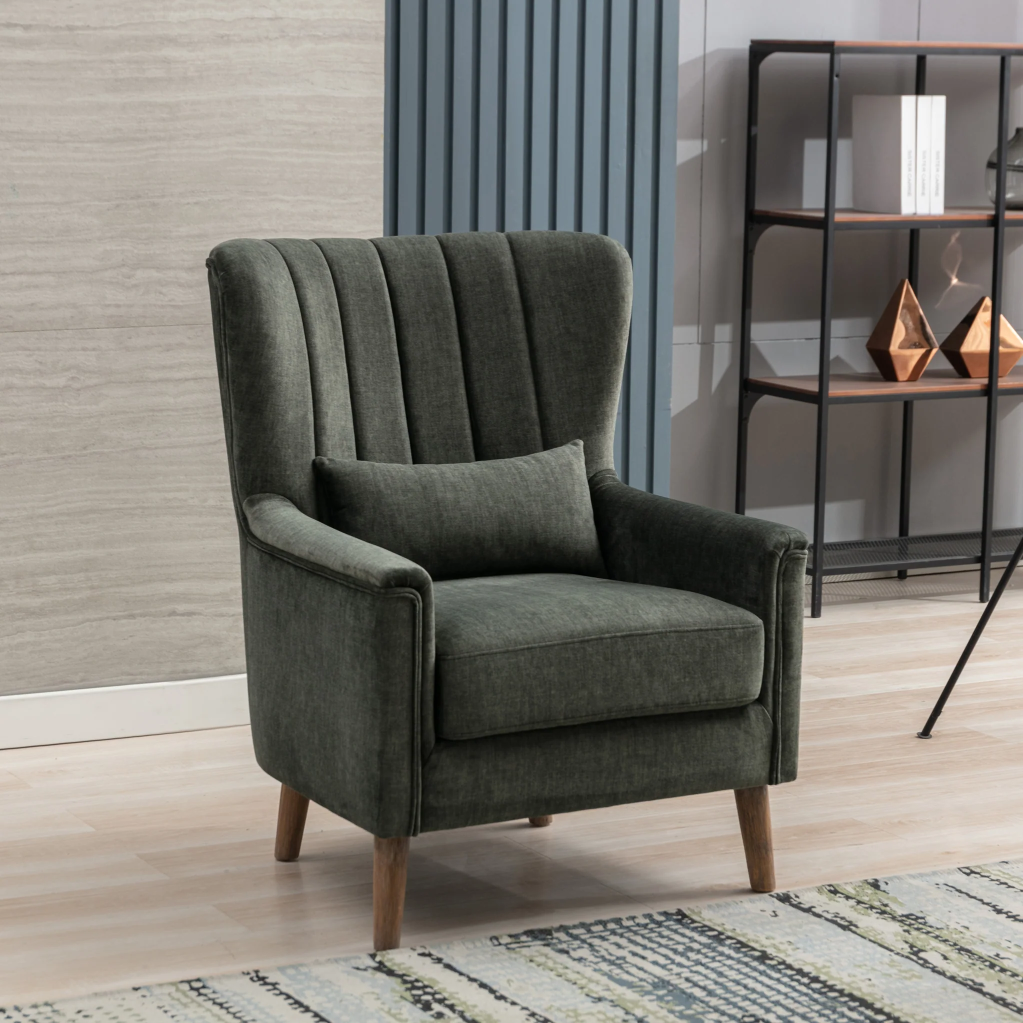 Lucille Velvet Armchair - Image 2