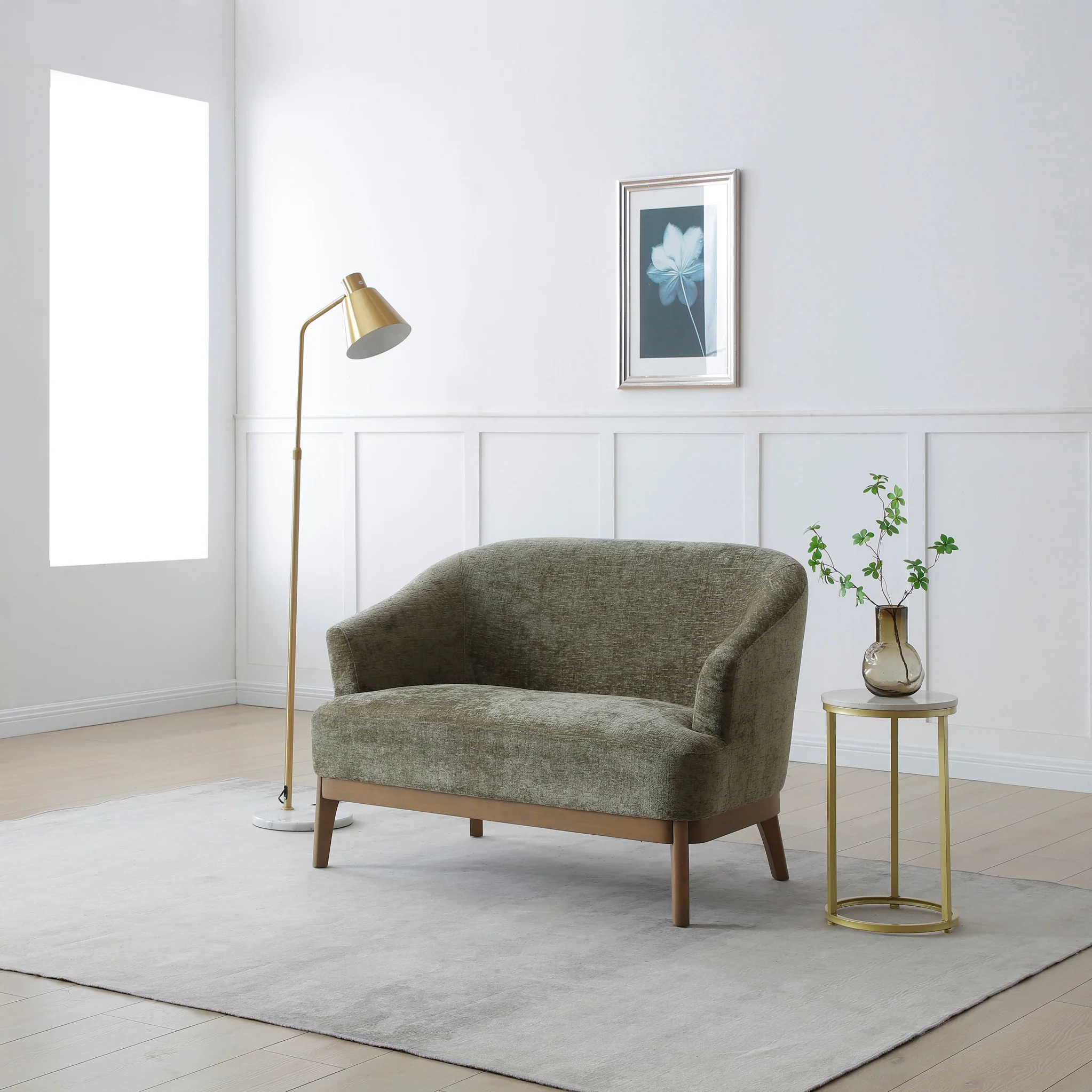 Lucinda Chenille 2 Seater Sofa - Image 11