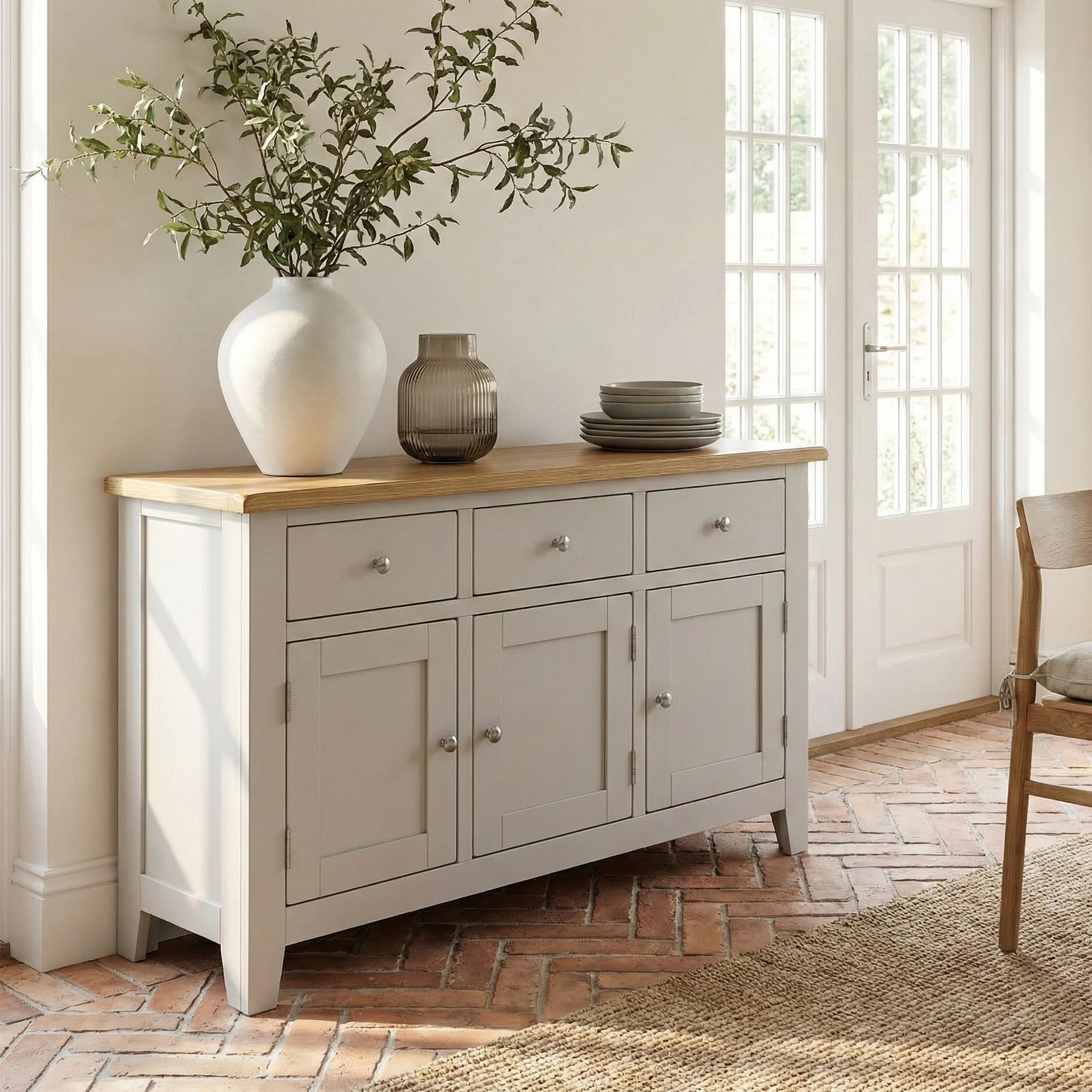 Lundy Grey Large Sideboard - Image 2