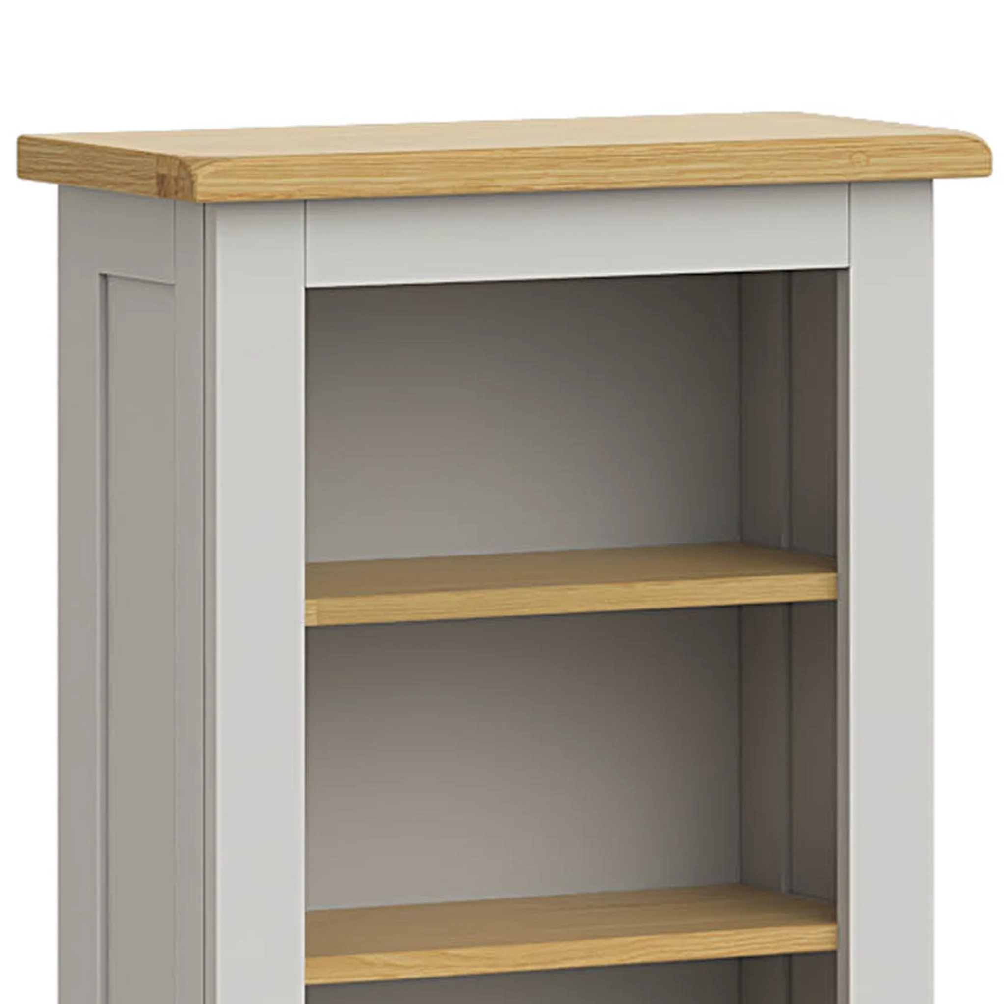 Lundy Grey Narrow Bookcase - Image 3