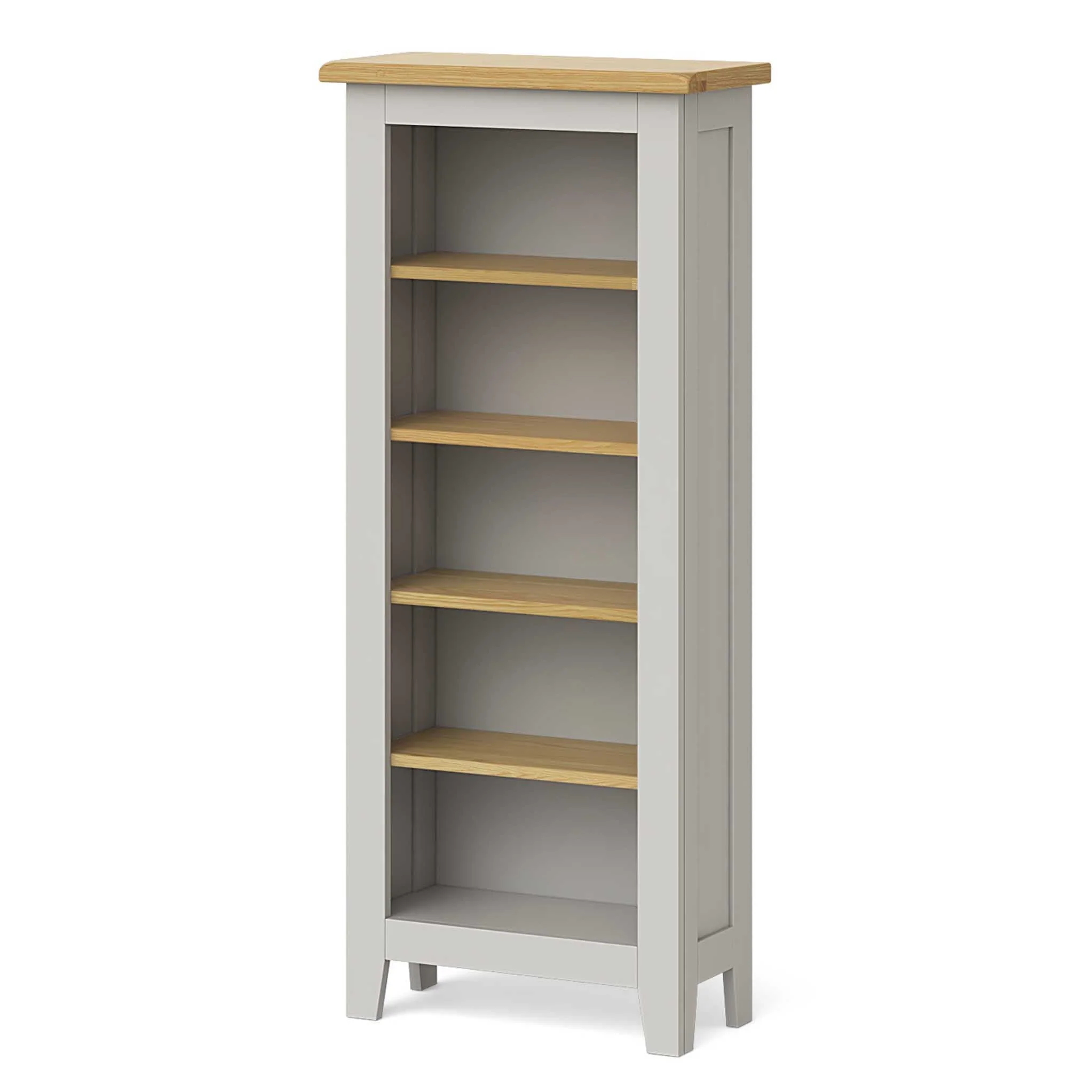 Lundy Grey Narrow Bookcase - Image 5