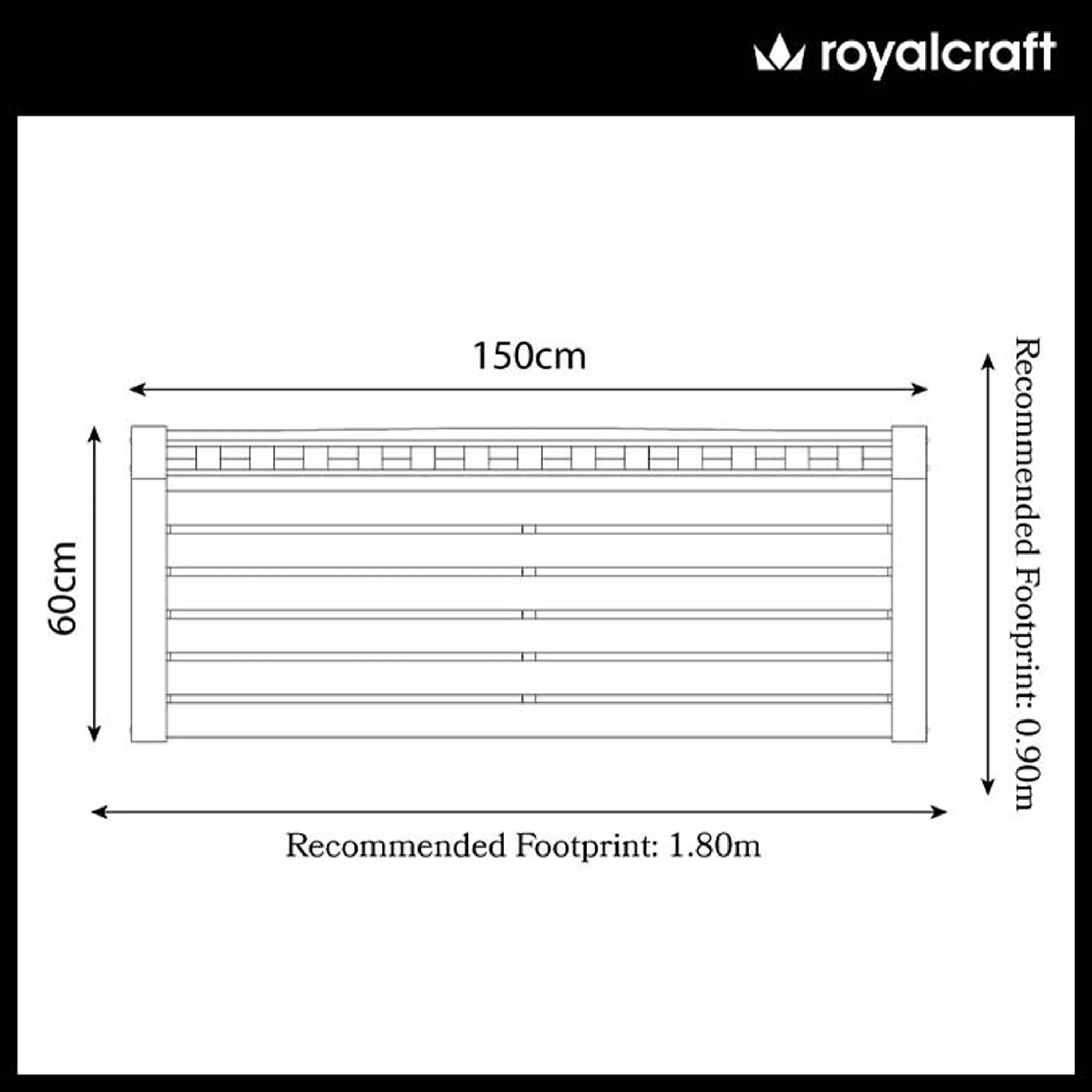 Lytham FSC Acacia 3 Seater Garden Bench - Image 7
