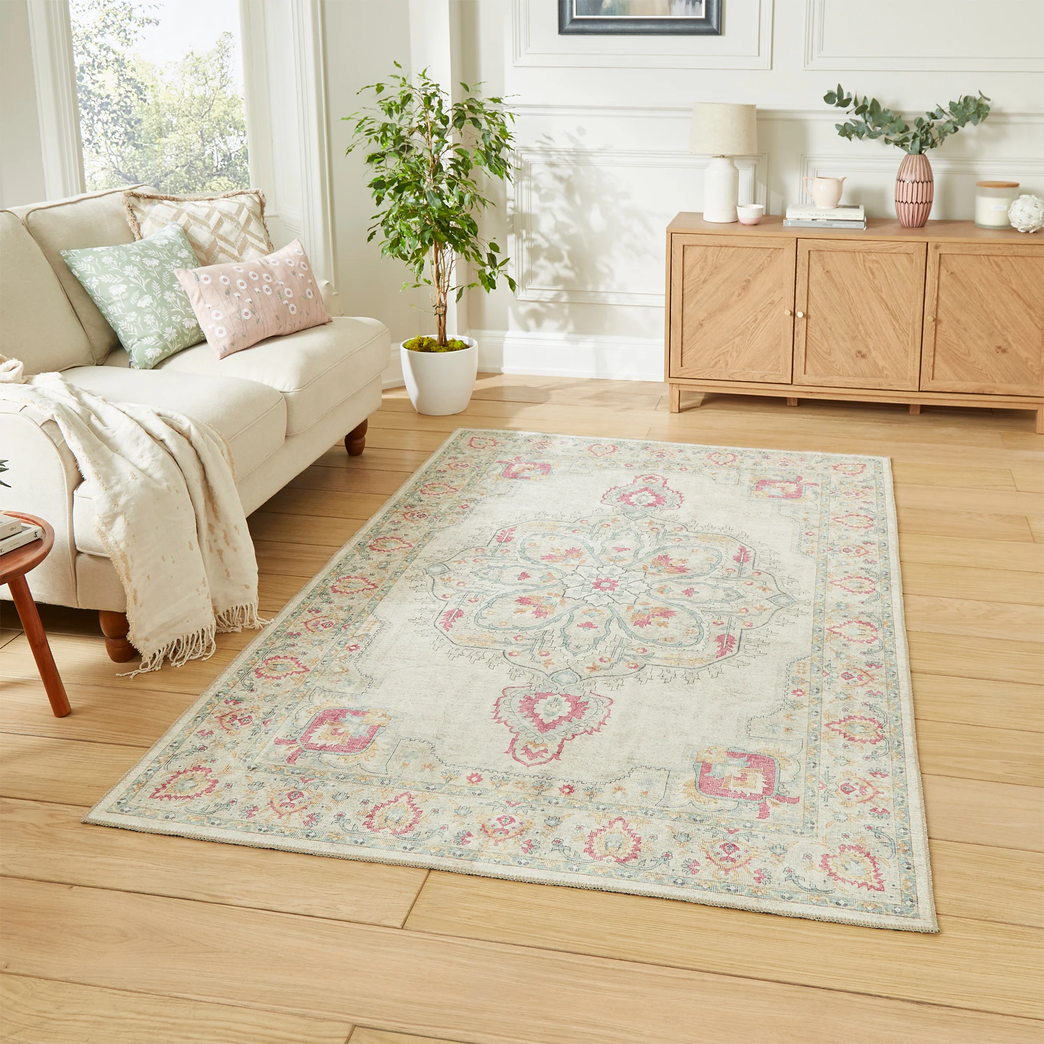 Madison Washable Vintage Inspired Rug - Image 29