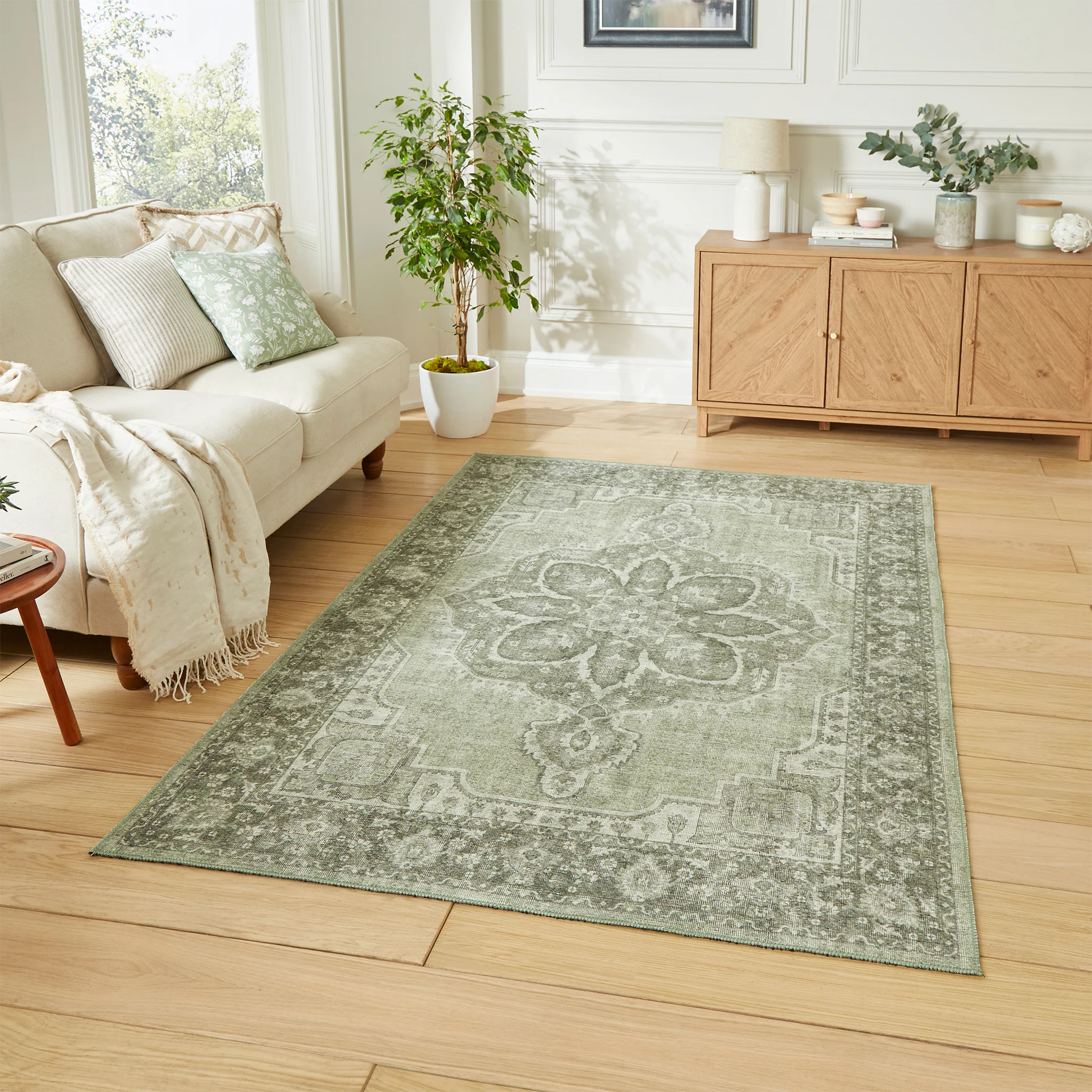 Madison Washable Vintage Inspired Rug - Image 38