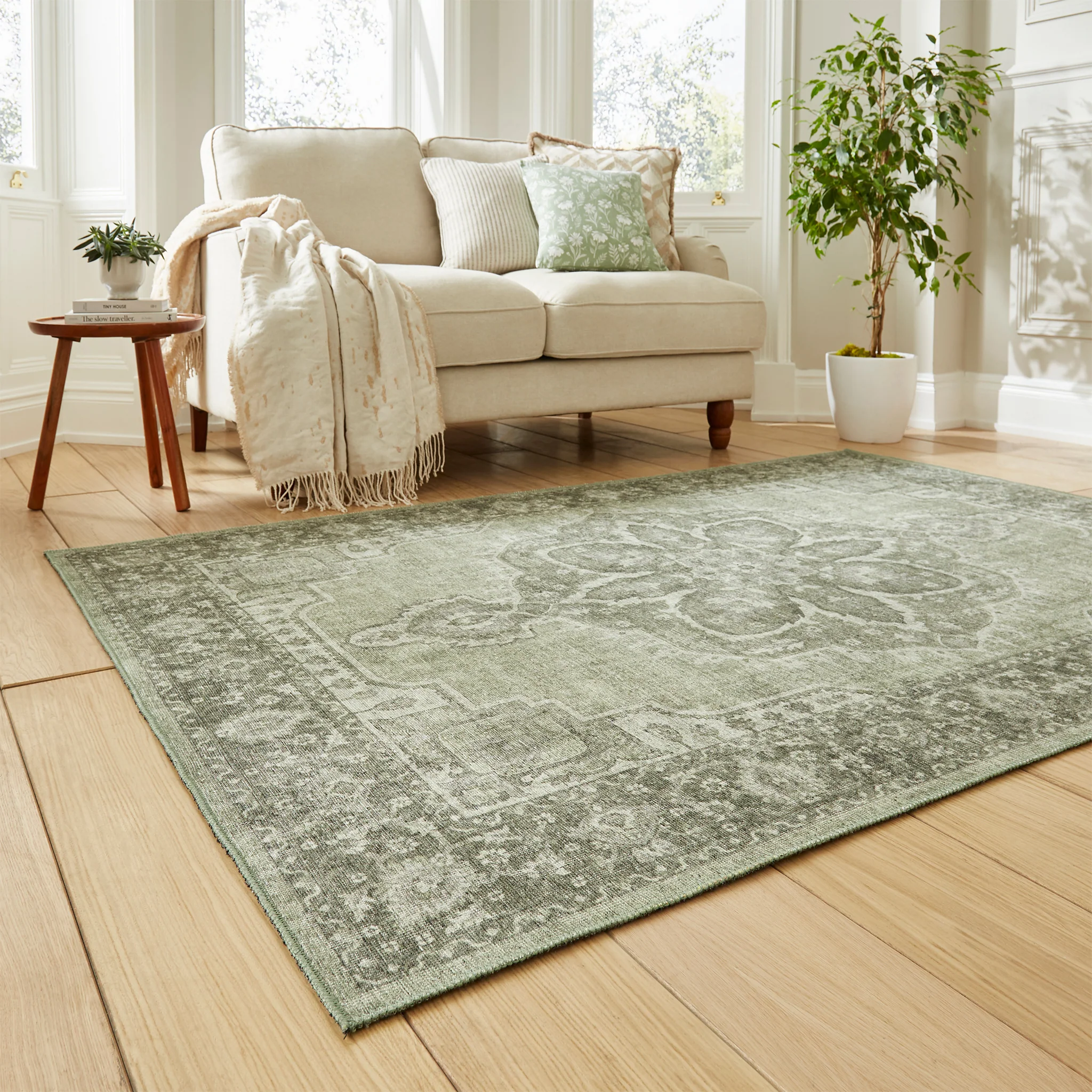 Madison Washable Vintage Inspired Rug - Image 39