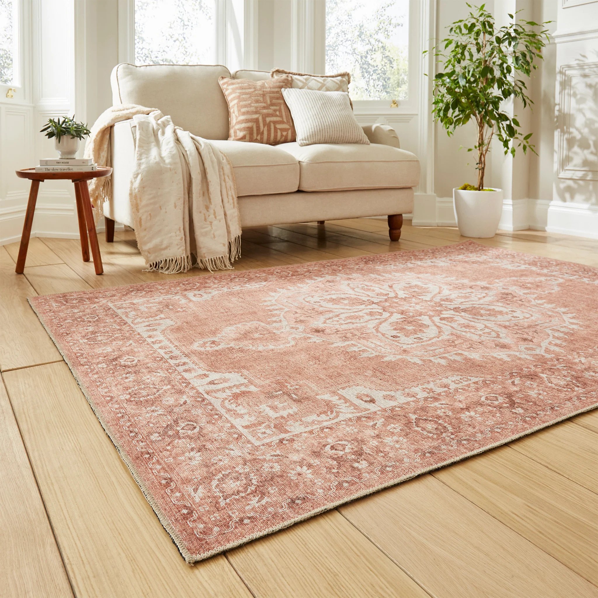 Madison Washable Vintage Inspired Rug - Image 66