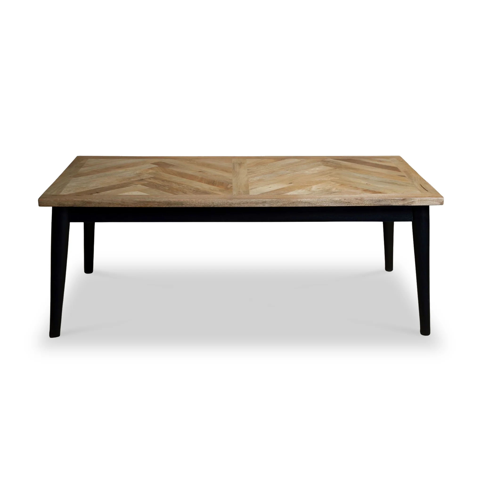 Maeko Parquet Mango Wood Coffee Table - Image 4